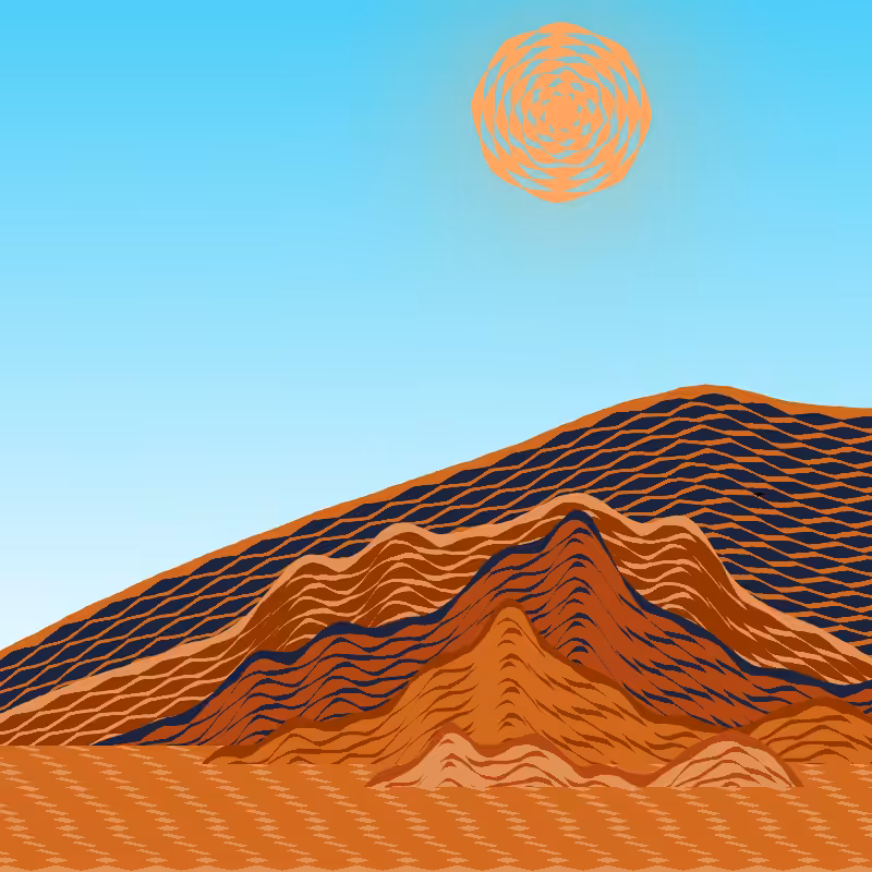 Painted Mountain Sunset #113