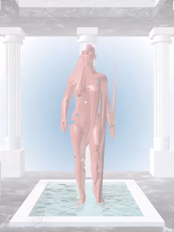 HeavenComputer: The Receding Sealwax Red Woman #1661