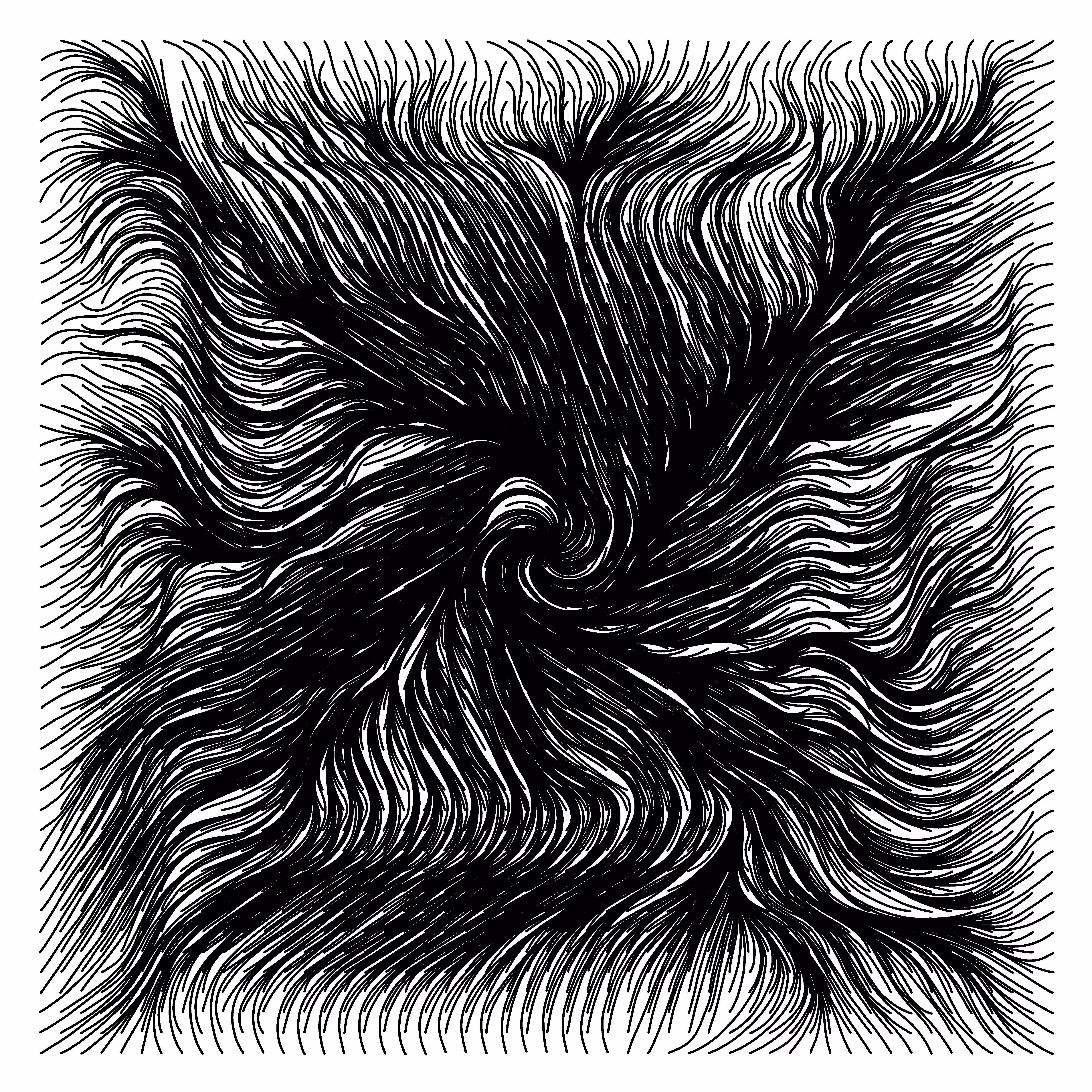 hand drawn flow fields