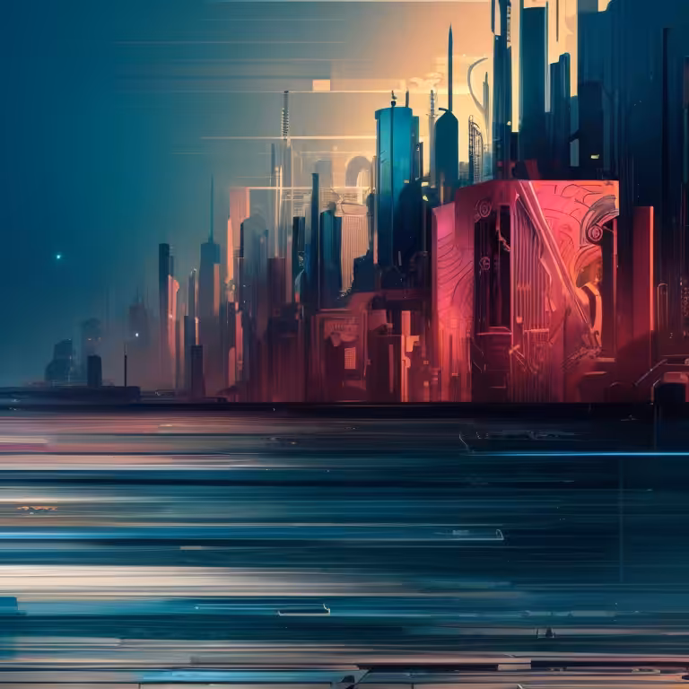 Neon Fragments of Tomorrow