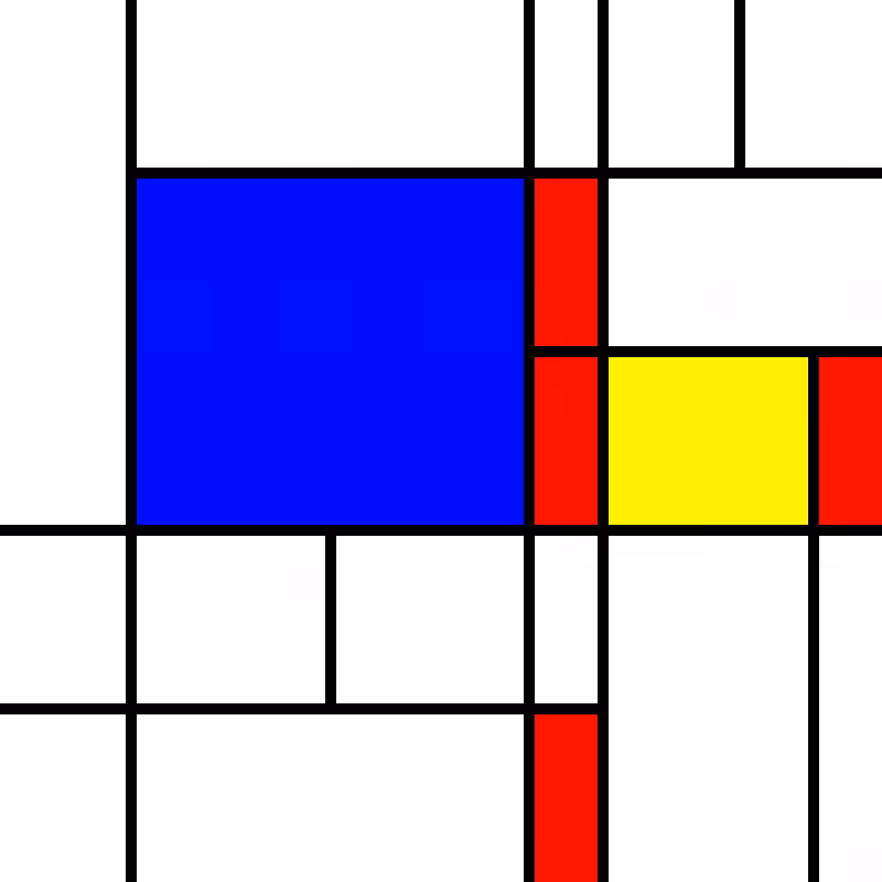 compositioninredblueandyellow.art, (NFT) #119