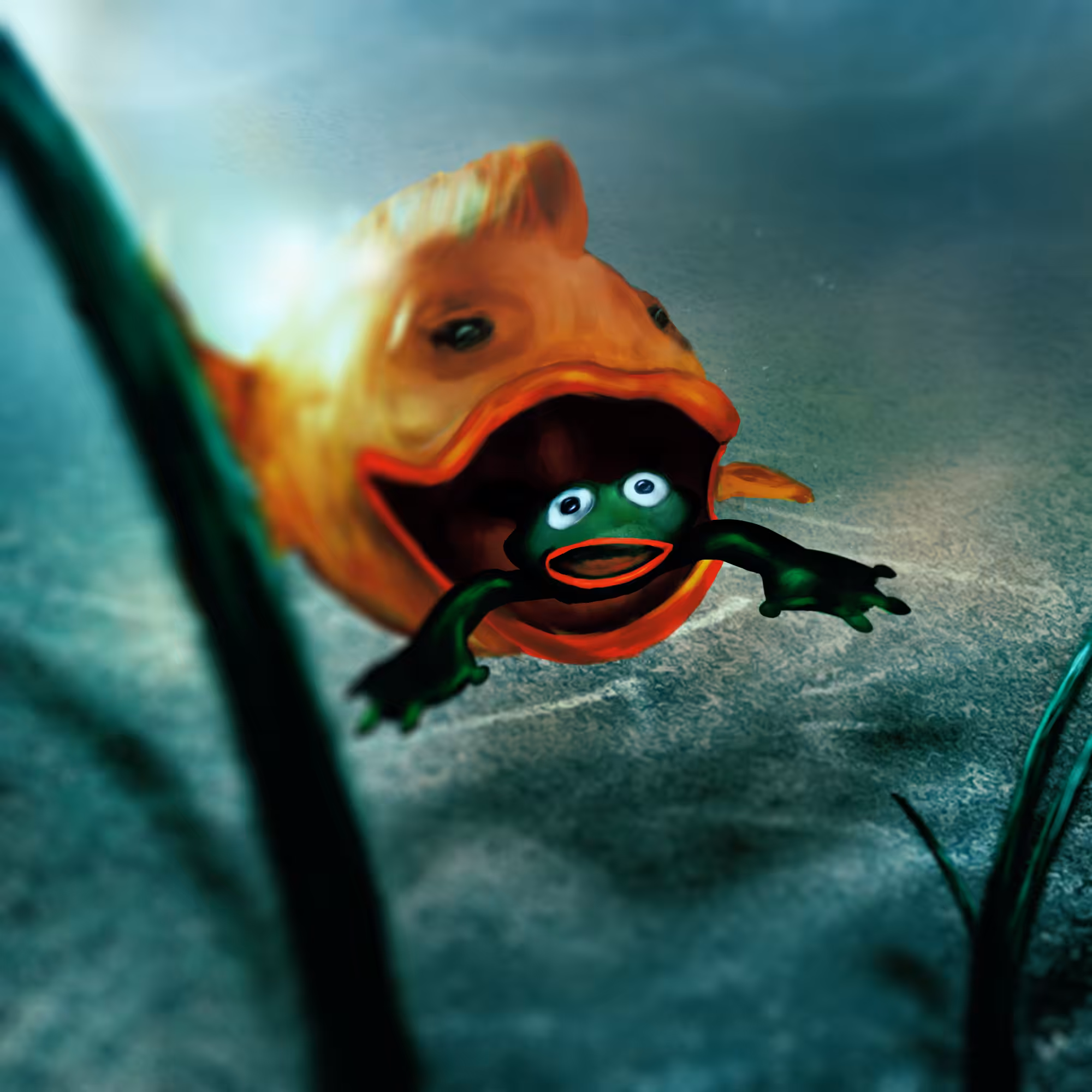 🐟 ᕼᗩᑭᑭY ᖴIᔕᕼ & ᑭEᑭE ThE ᖴᖇOG 🐸