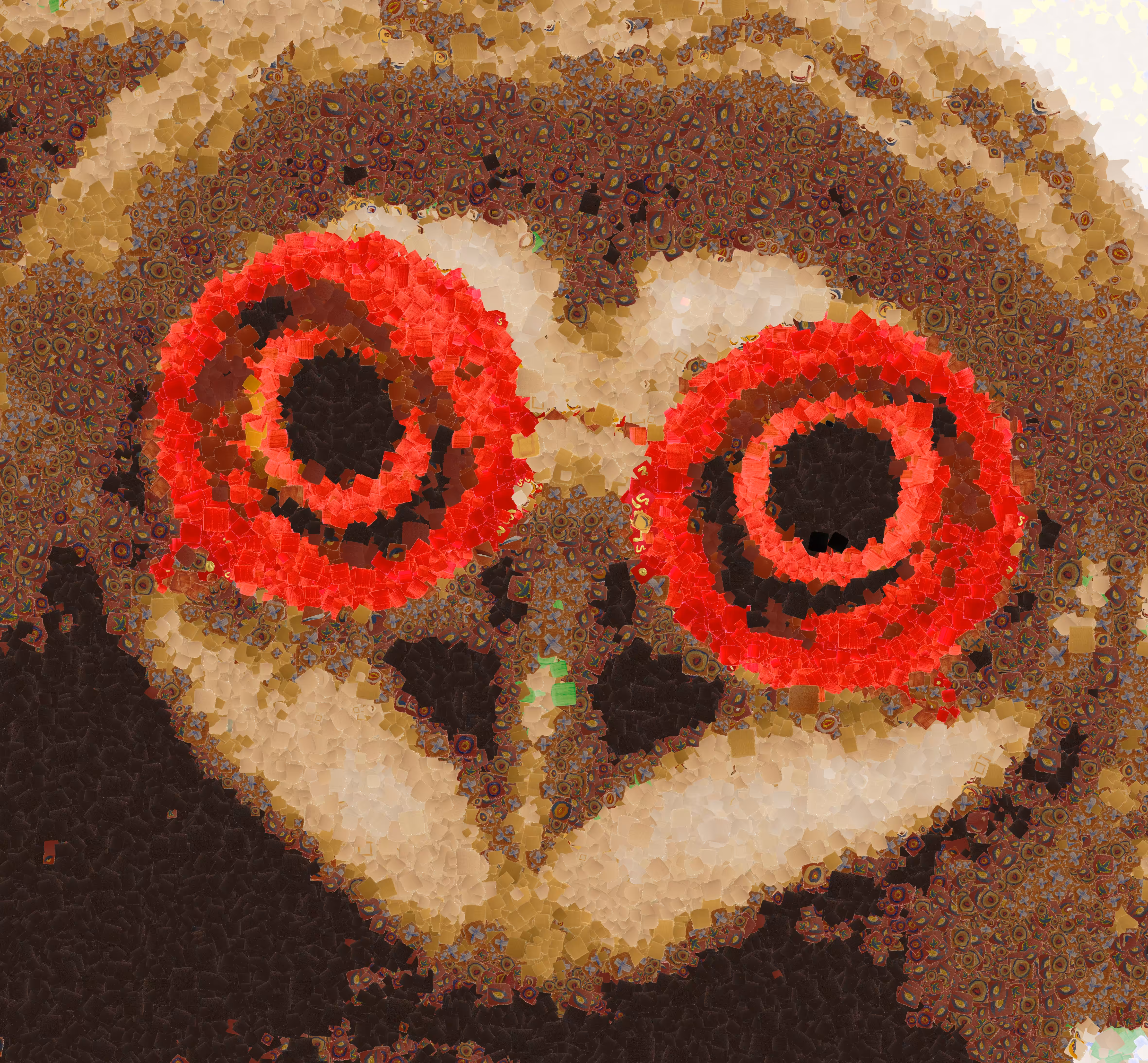 Owl with glasses