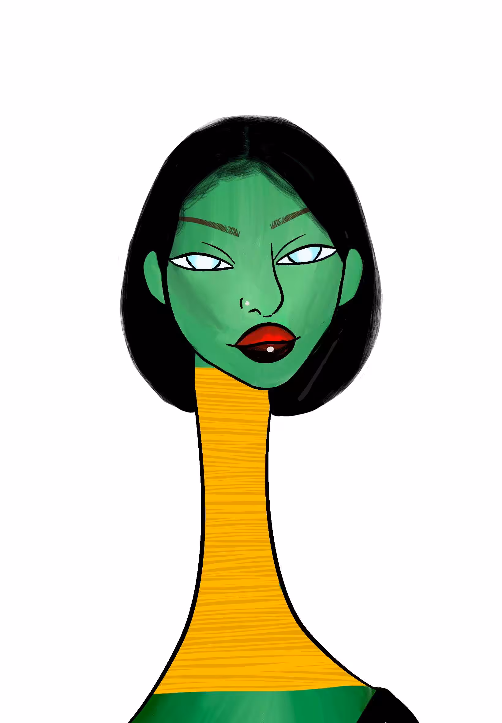 Long Neckie Ladies: Long Neckie Lady #548