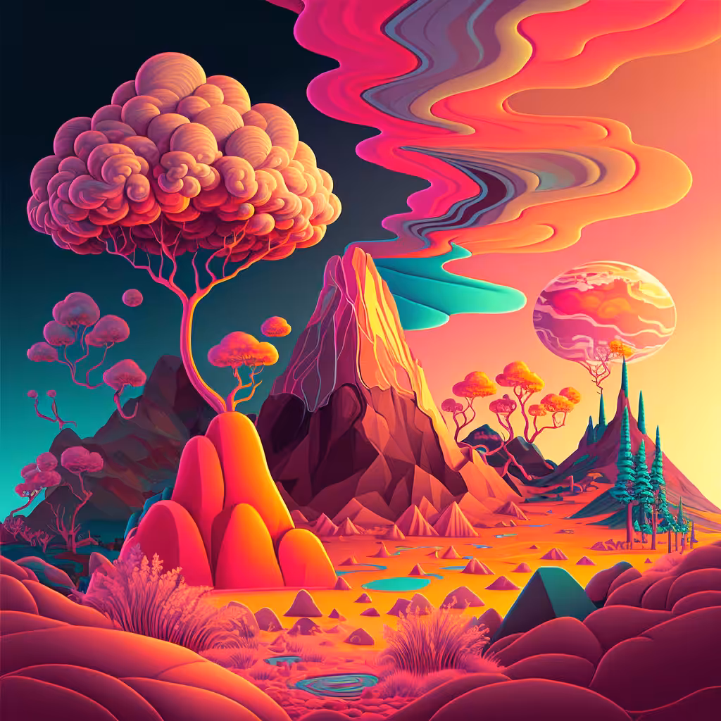 Psychedelic Landscape #52