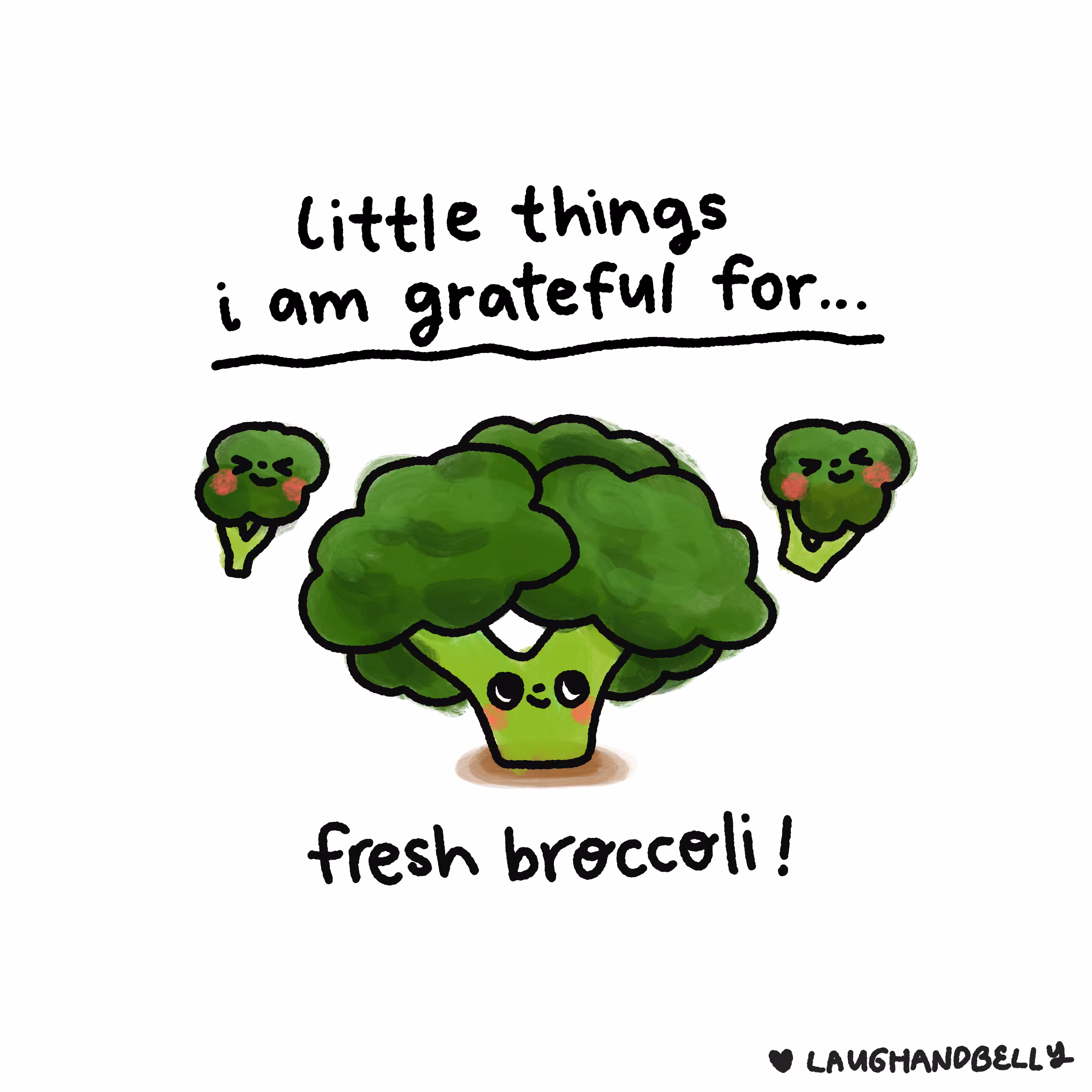 little things i am grateful for: Fresh Broccoli