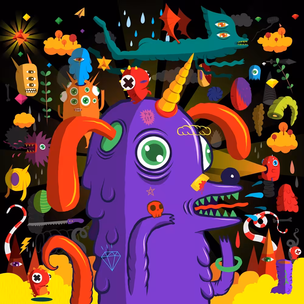 Woof Woof Purple