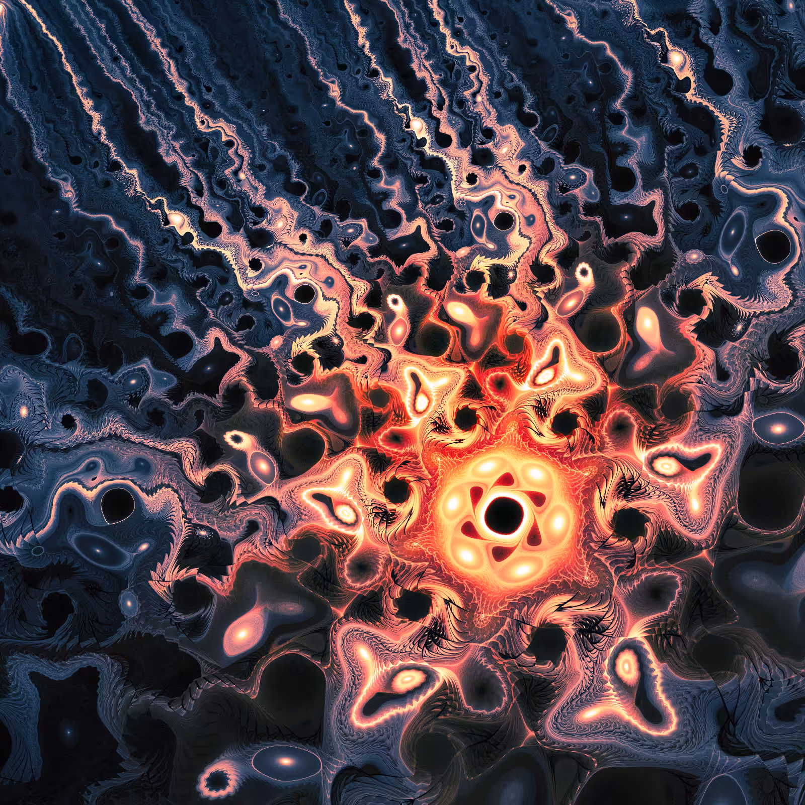 Fractal comet
