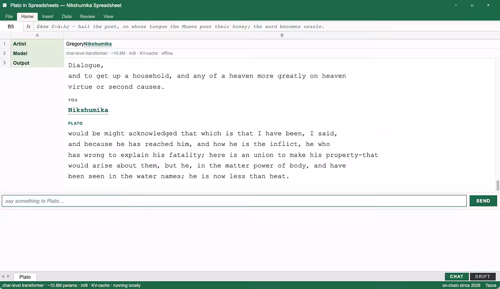Plato In Spreadsheets