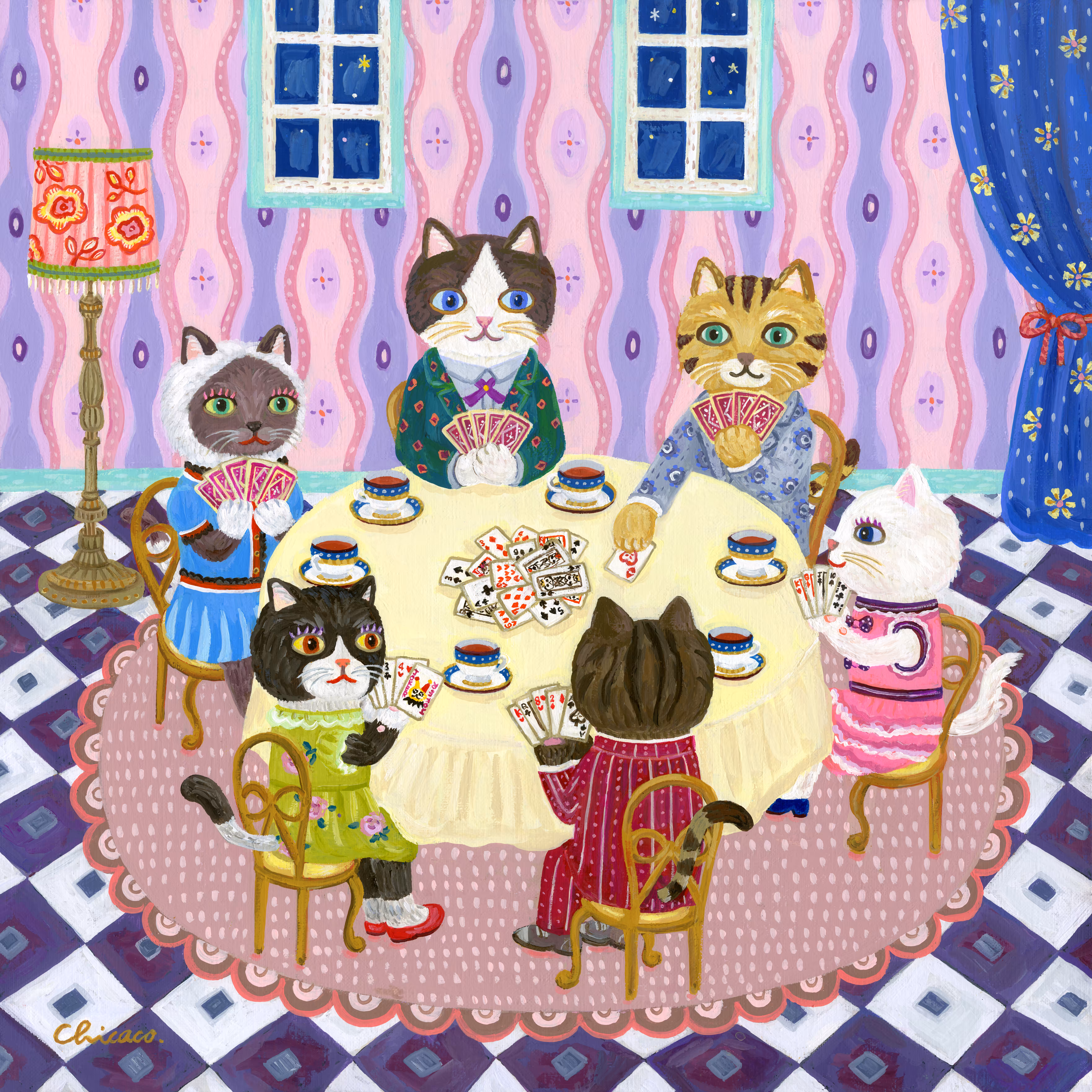 Midnight card game
