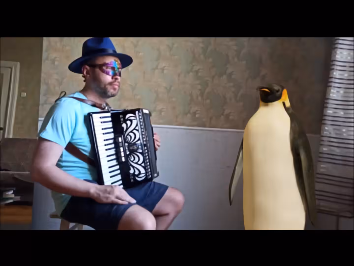 Penguin 🐧 + Accordion 🔊 =