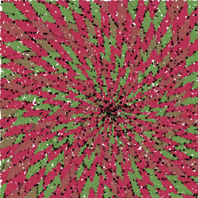Mosaic or stained glass drops #107