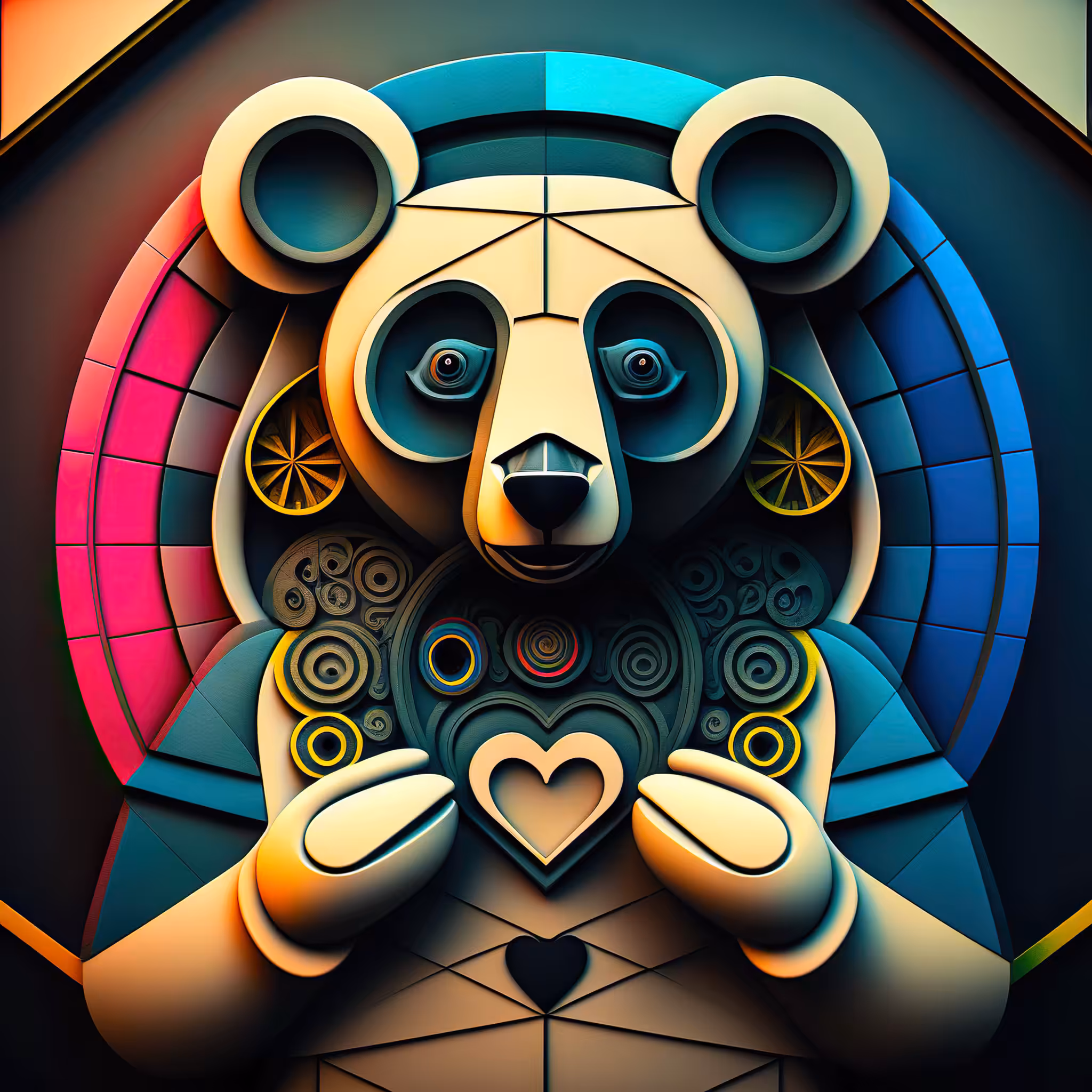 Happiness Bears the Day to My Art Collectors!
