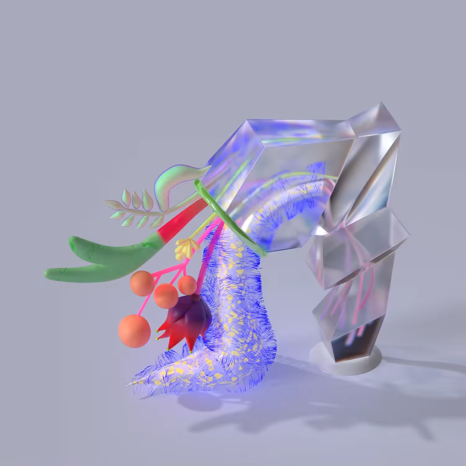 The anthropology of flowers in the vase 