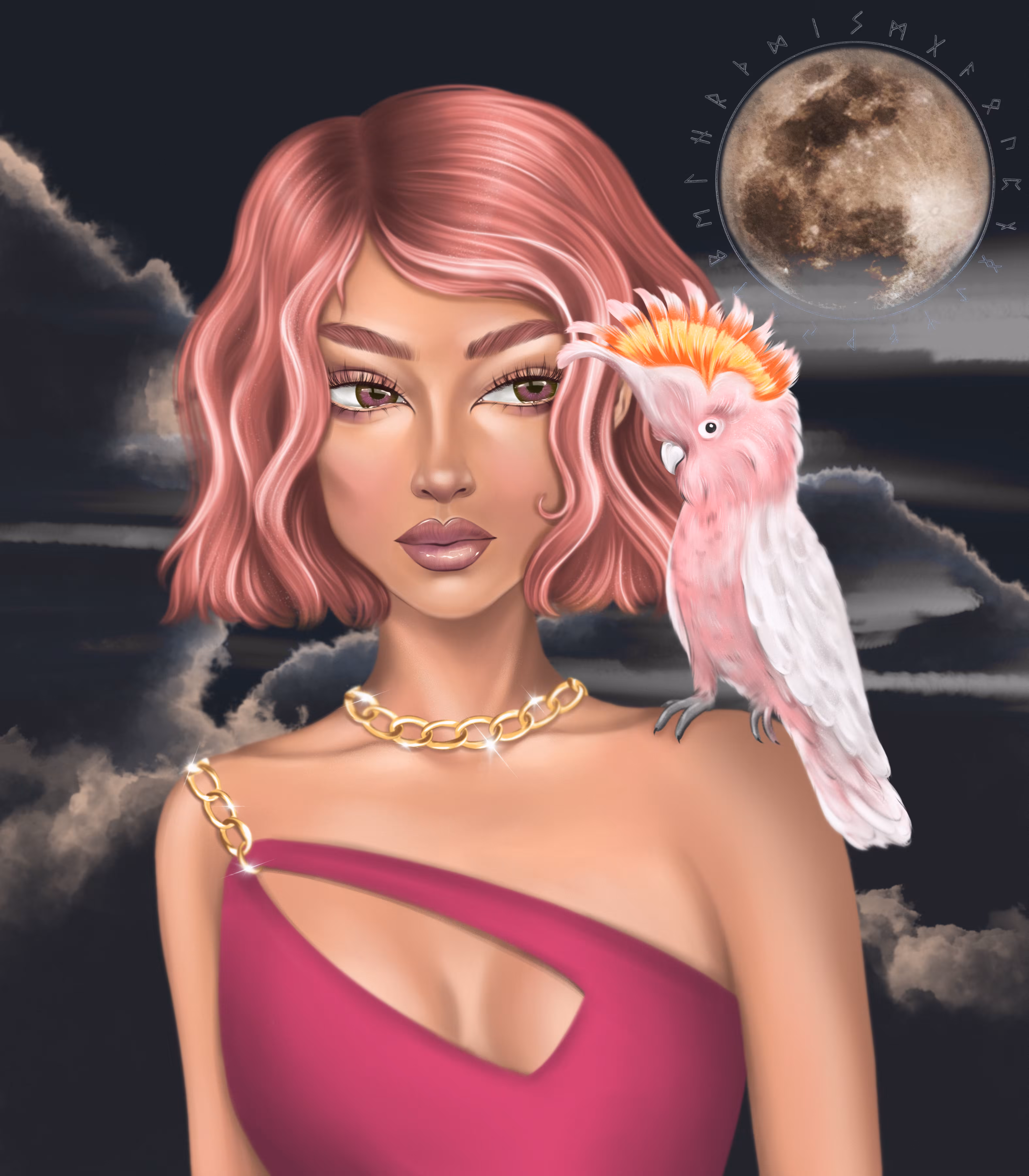 Pink Parrot
