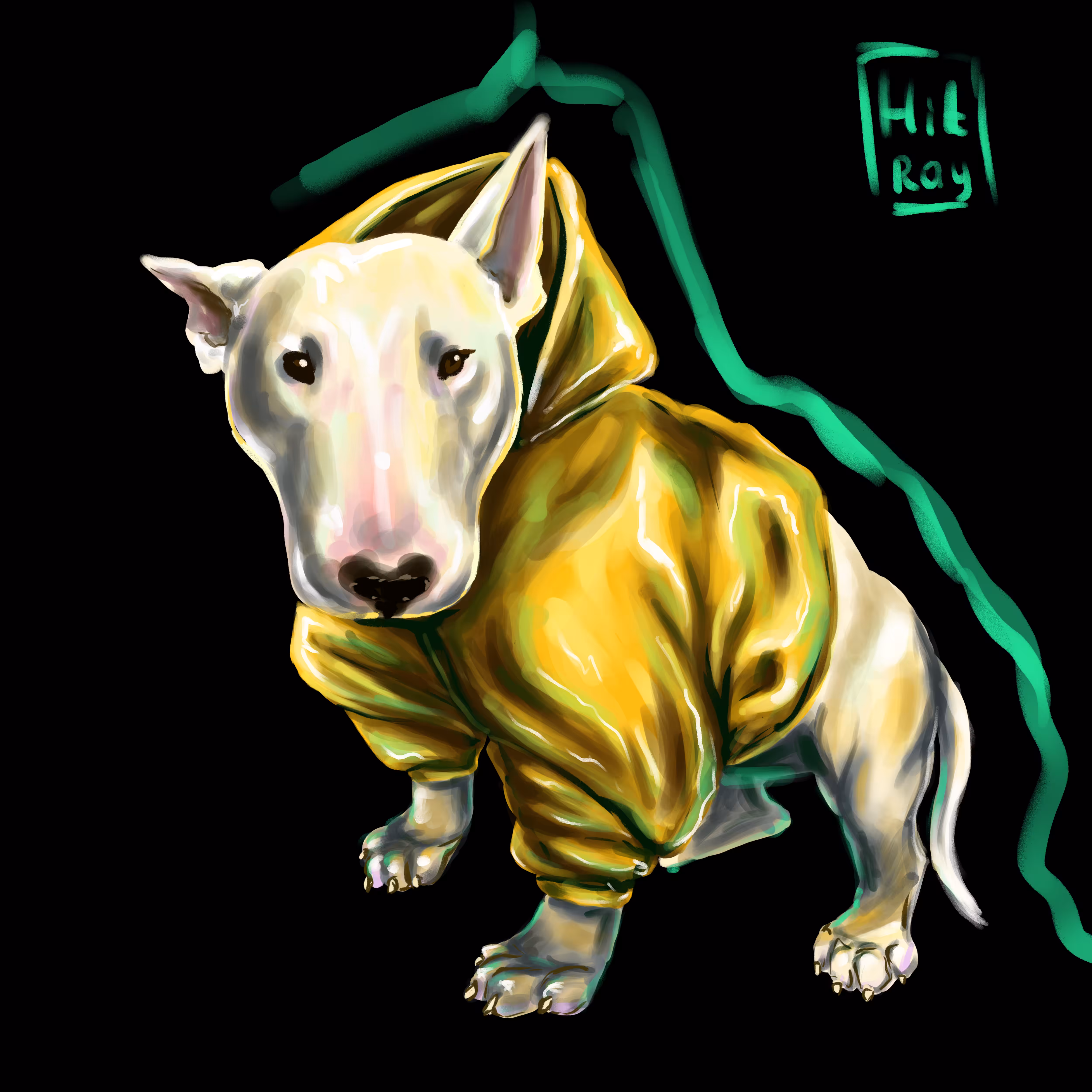 Yellow raincoat