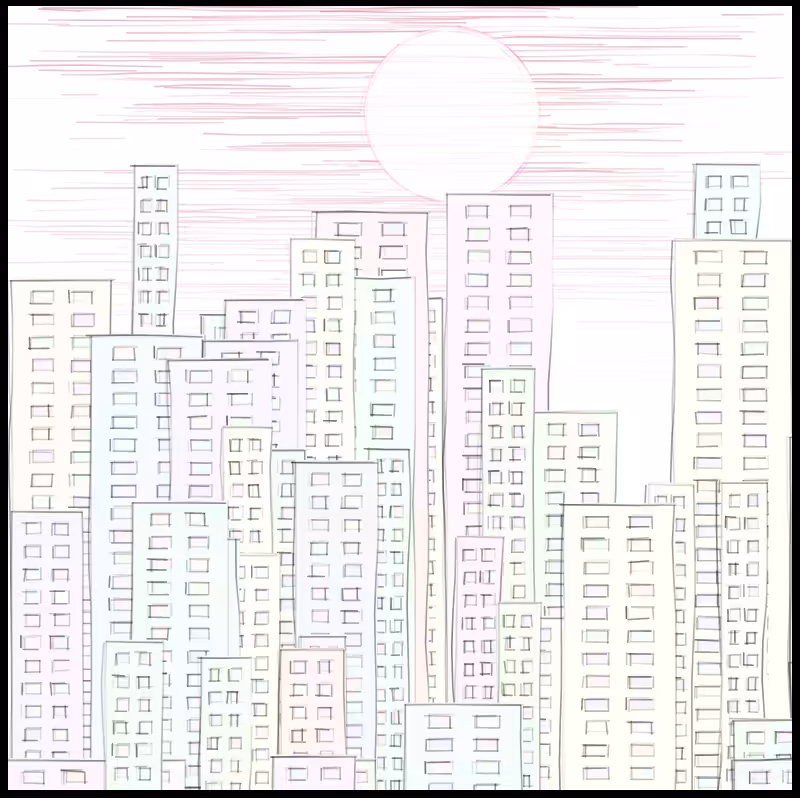 City sketch #4