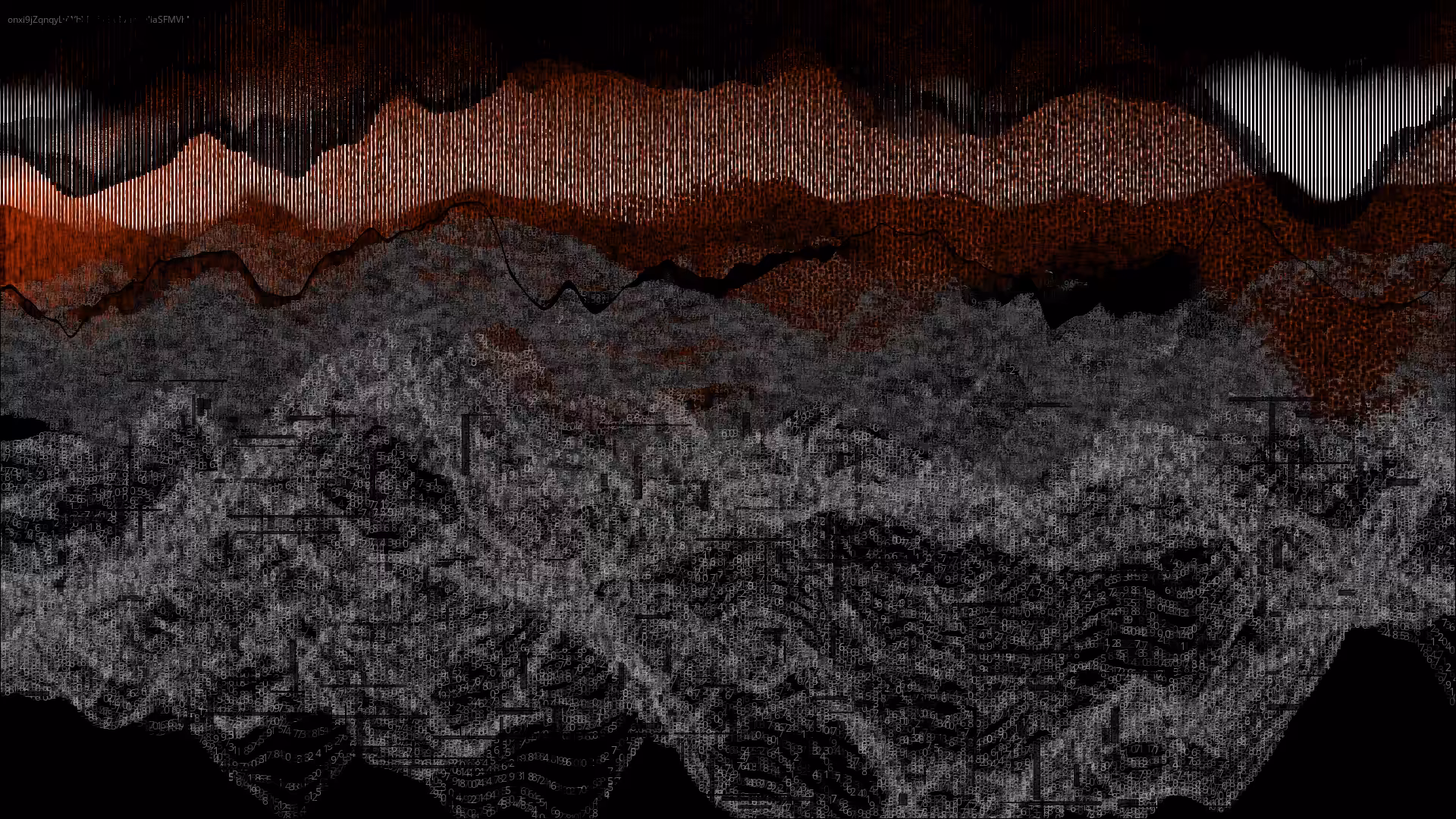 Pixel rain in a data landsacape #83