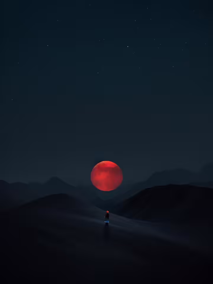Happy Land : Red moon ❣🌕