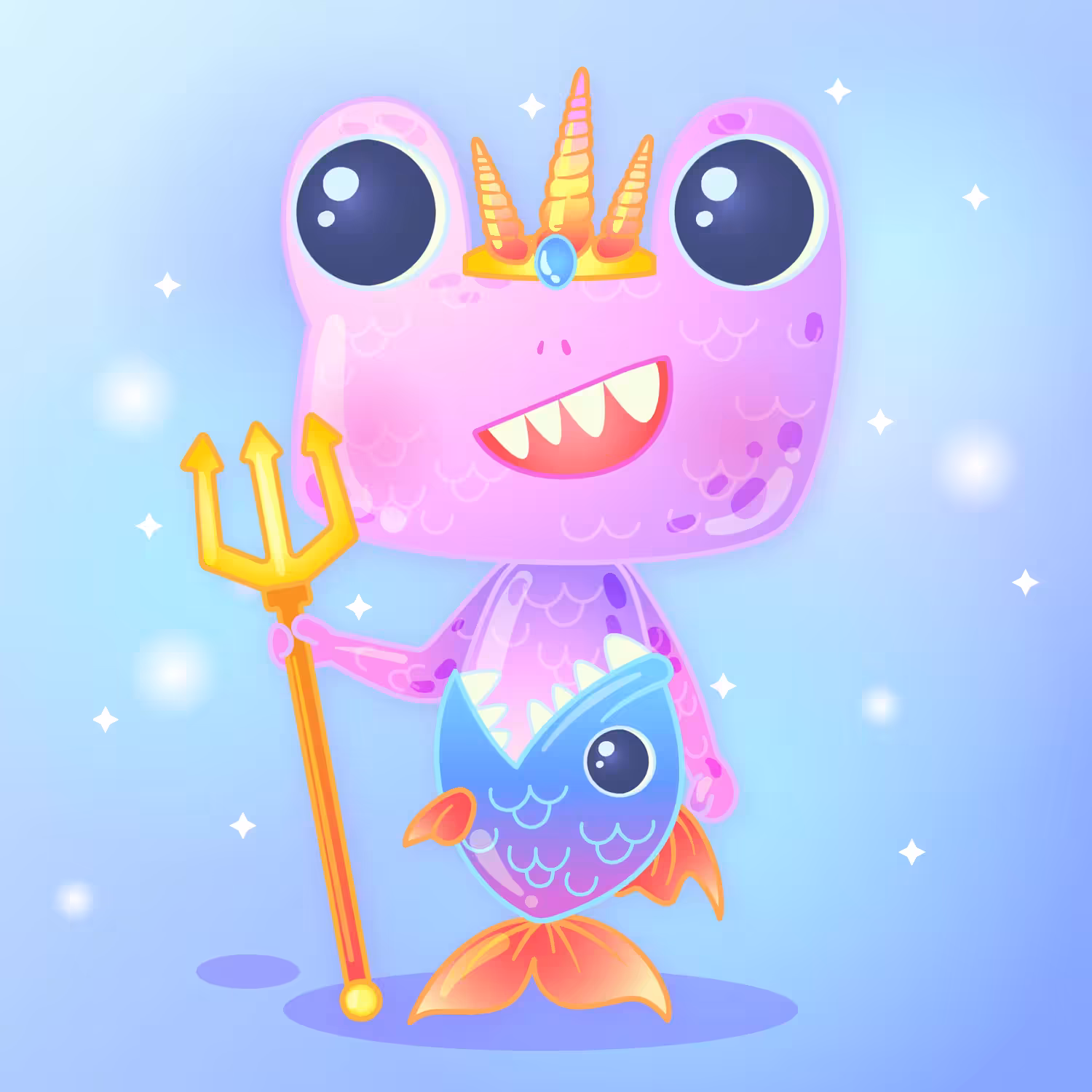 Twinkly Monster Frogs #12