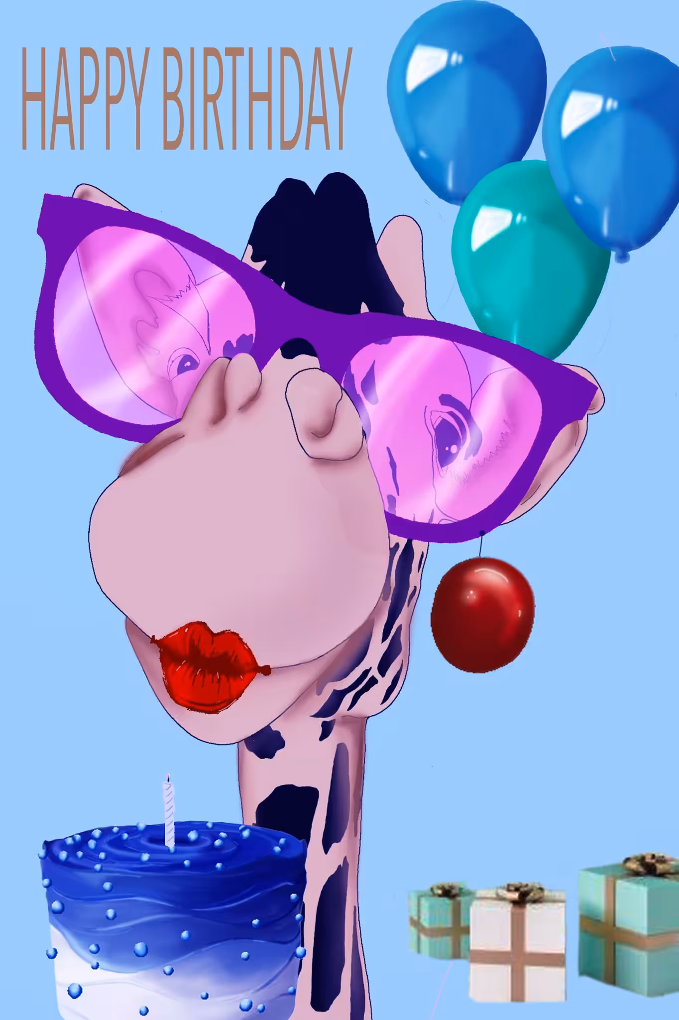 Happy Birthday Giraffe