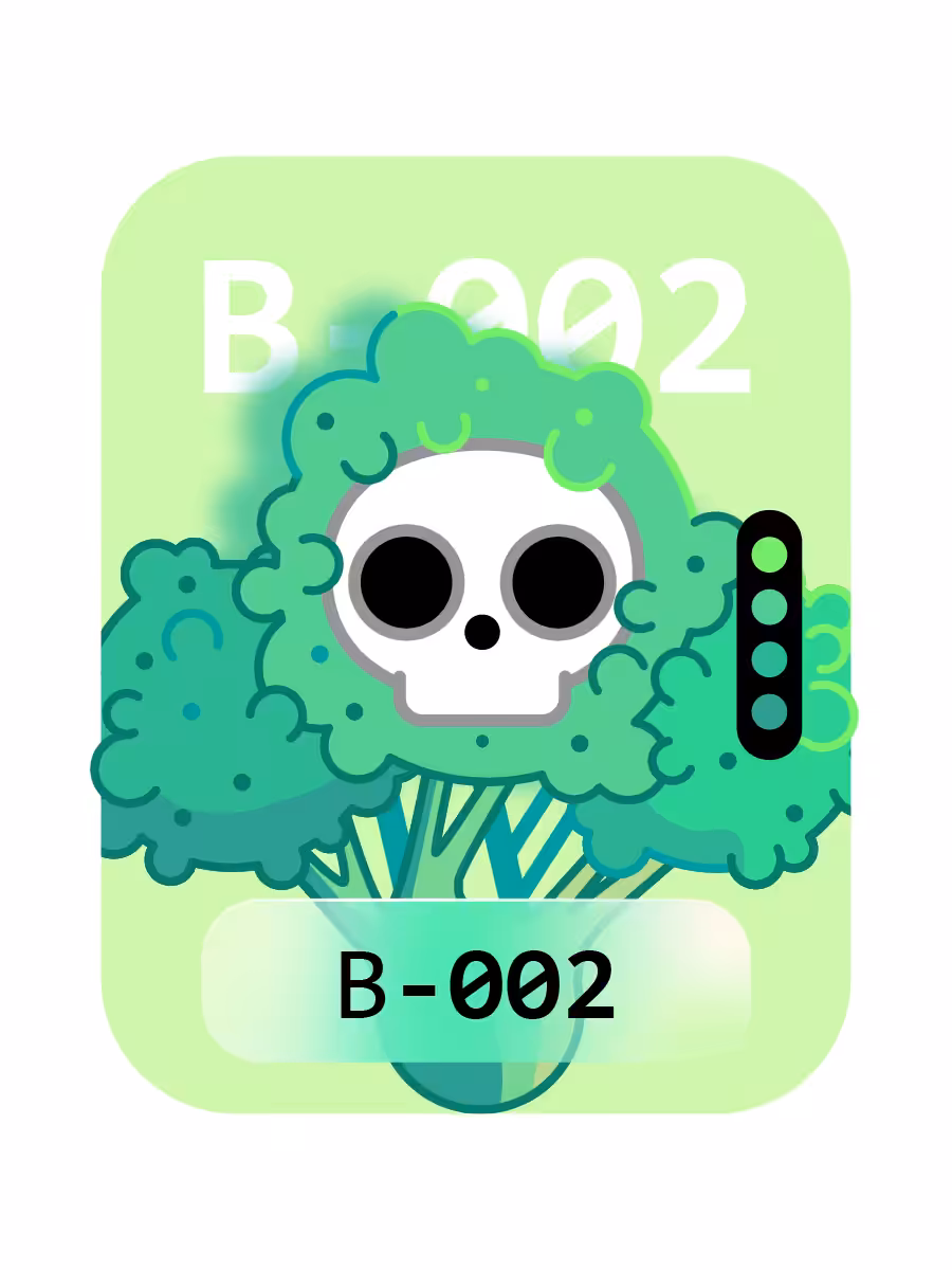 Lazy_to_Skull Broccoli B-002