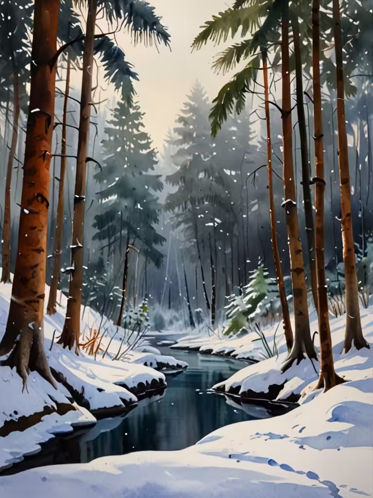 Snow stream