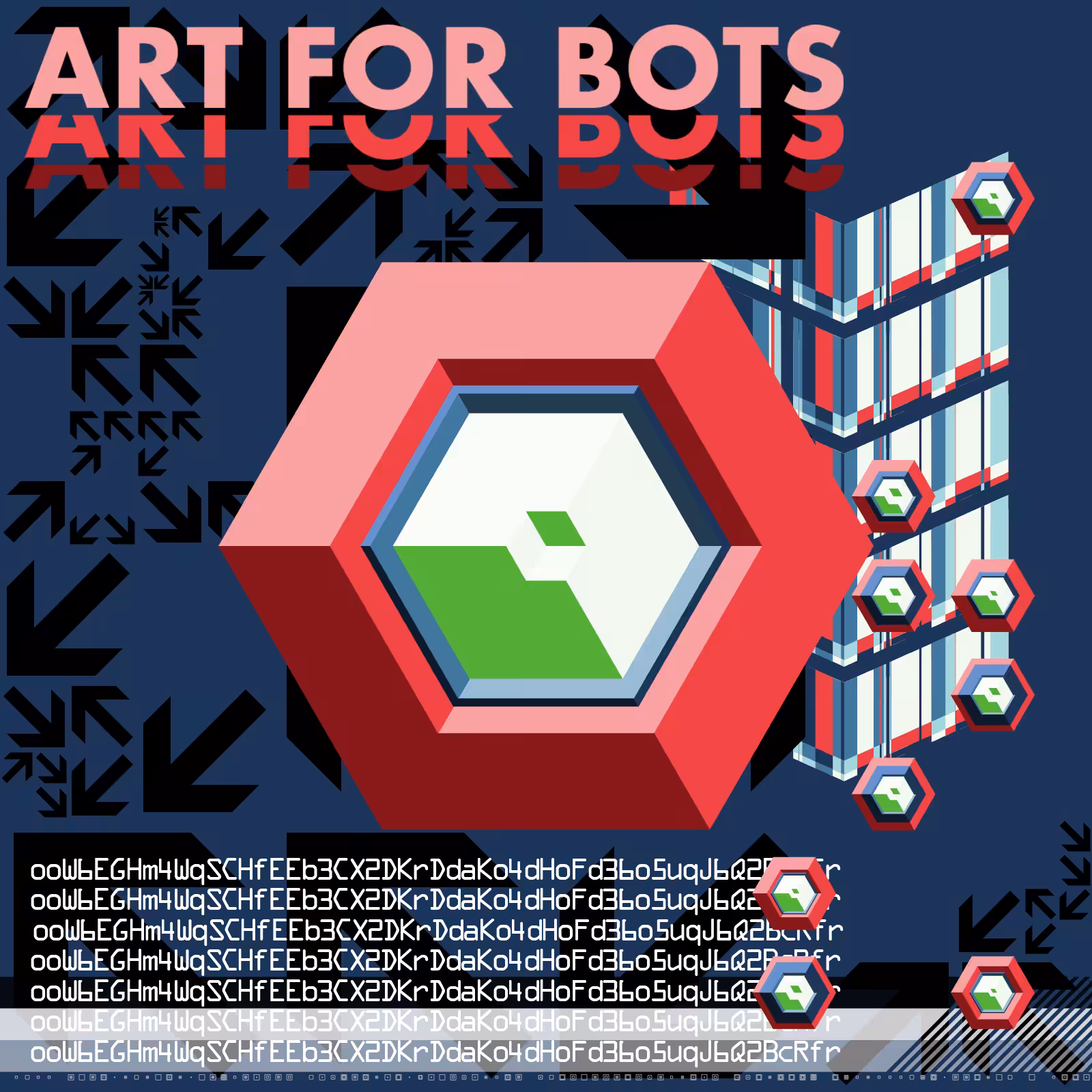 Hexagones - Art for Bots for Humans #31