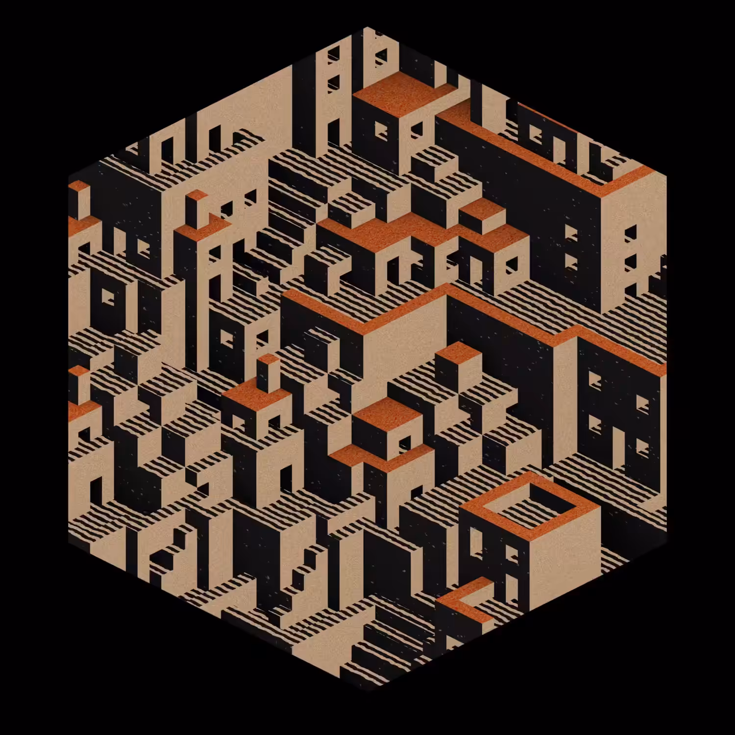 QUBE#3X08 Escher#3