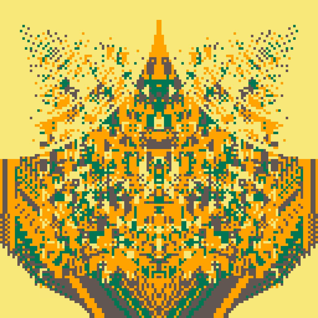 Ideocartogrpahy: Hyperspectral Temples #14