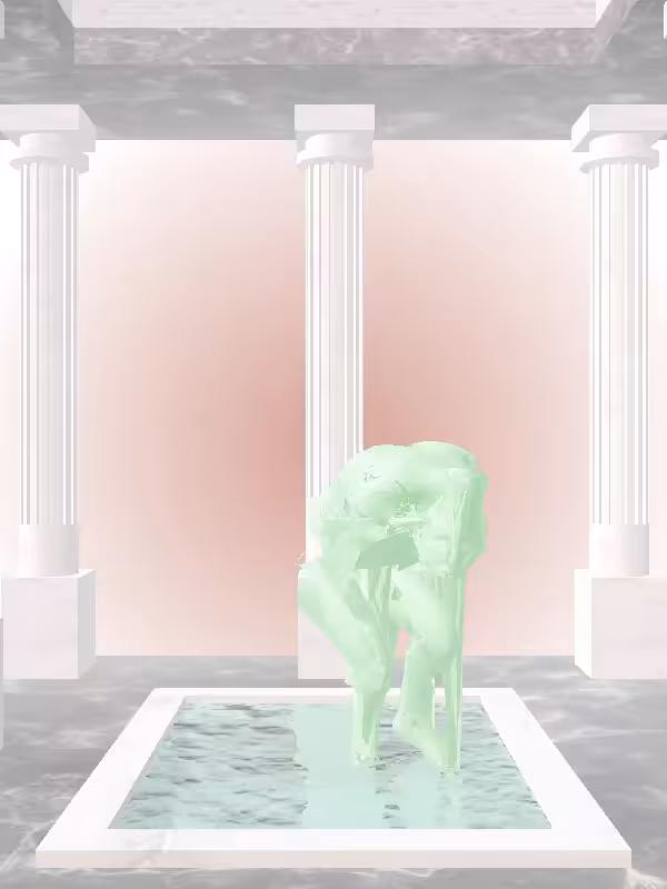 HeavenComputer: The Sneaky Normie Green Woman #1102