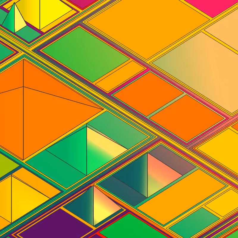 Geometric city #195