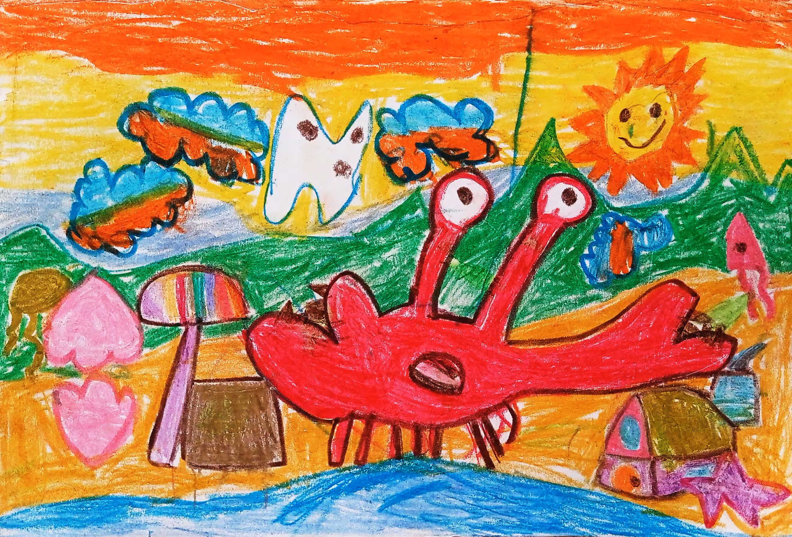 Mr Crab, Jellyfish and Flying Teeth