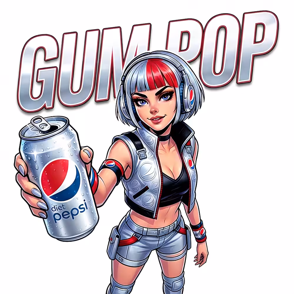 GUM POP - Sugar Rush Society: GUM POP 014 - Diet Pepsi Diva