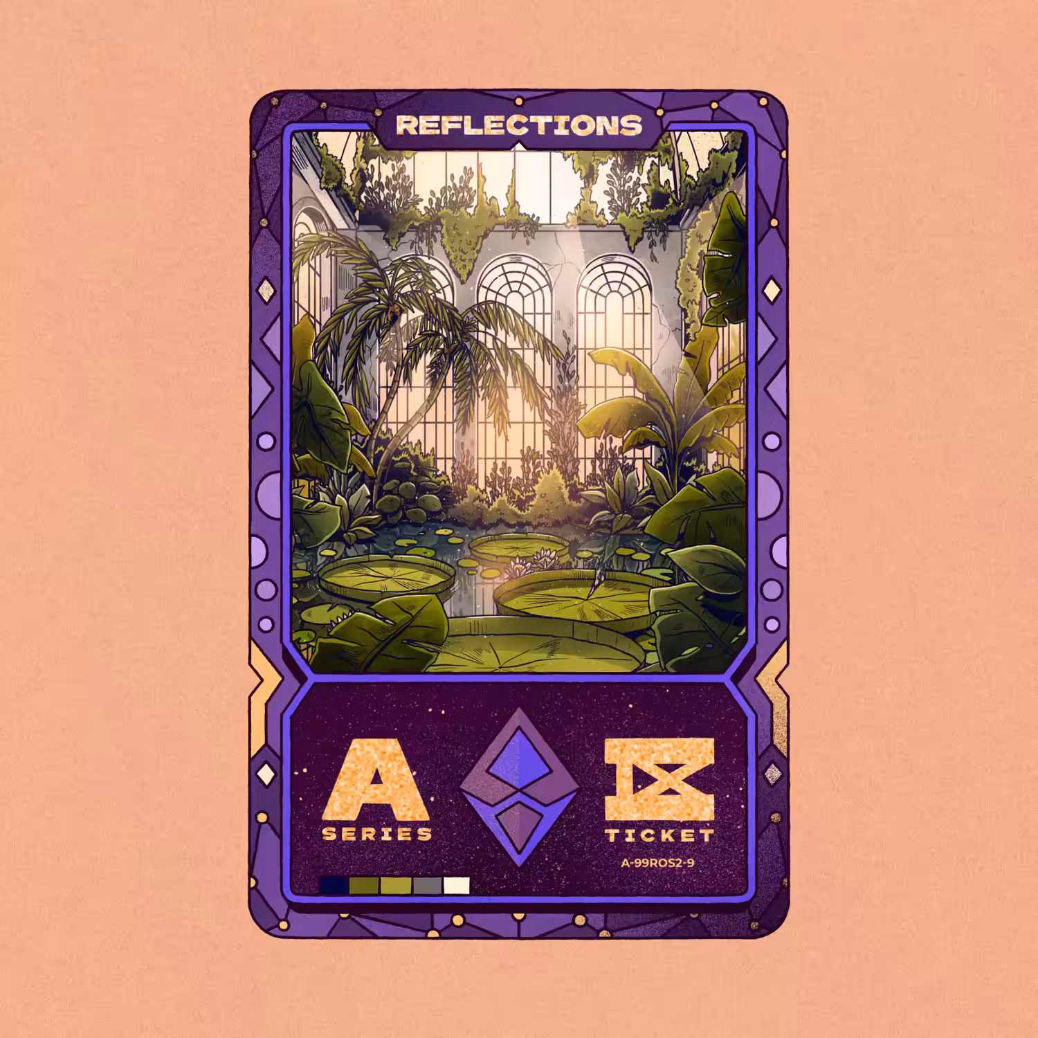 REFLECTIONS CARD A-IX