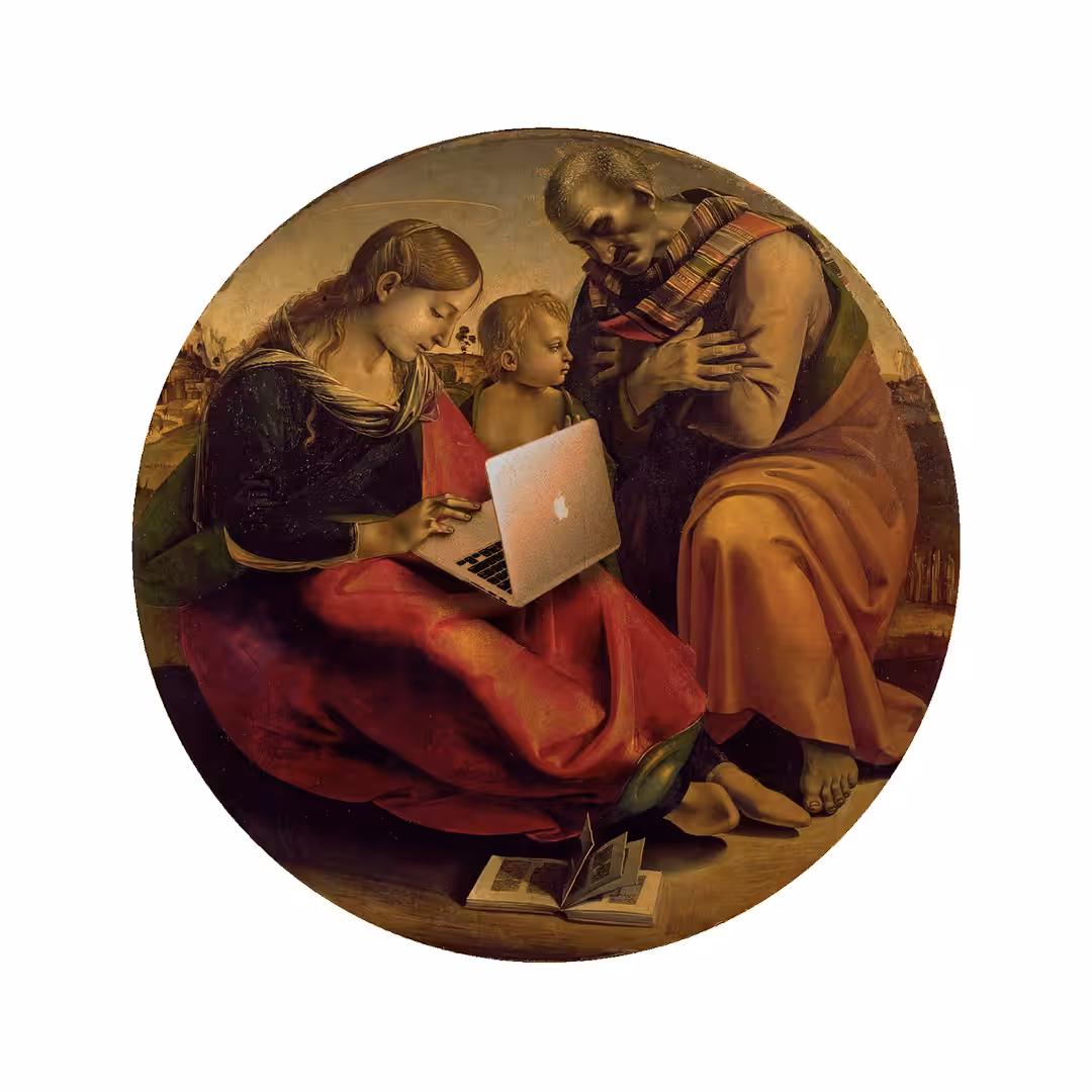 The holy {{modern}} family.