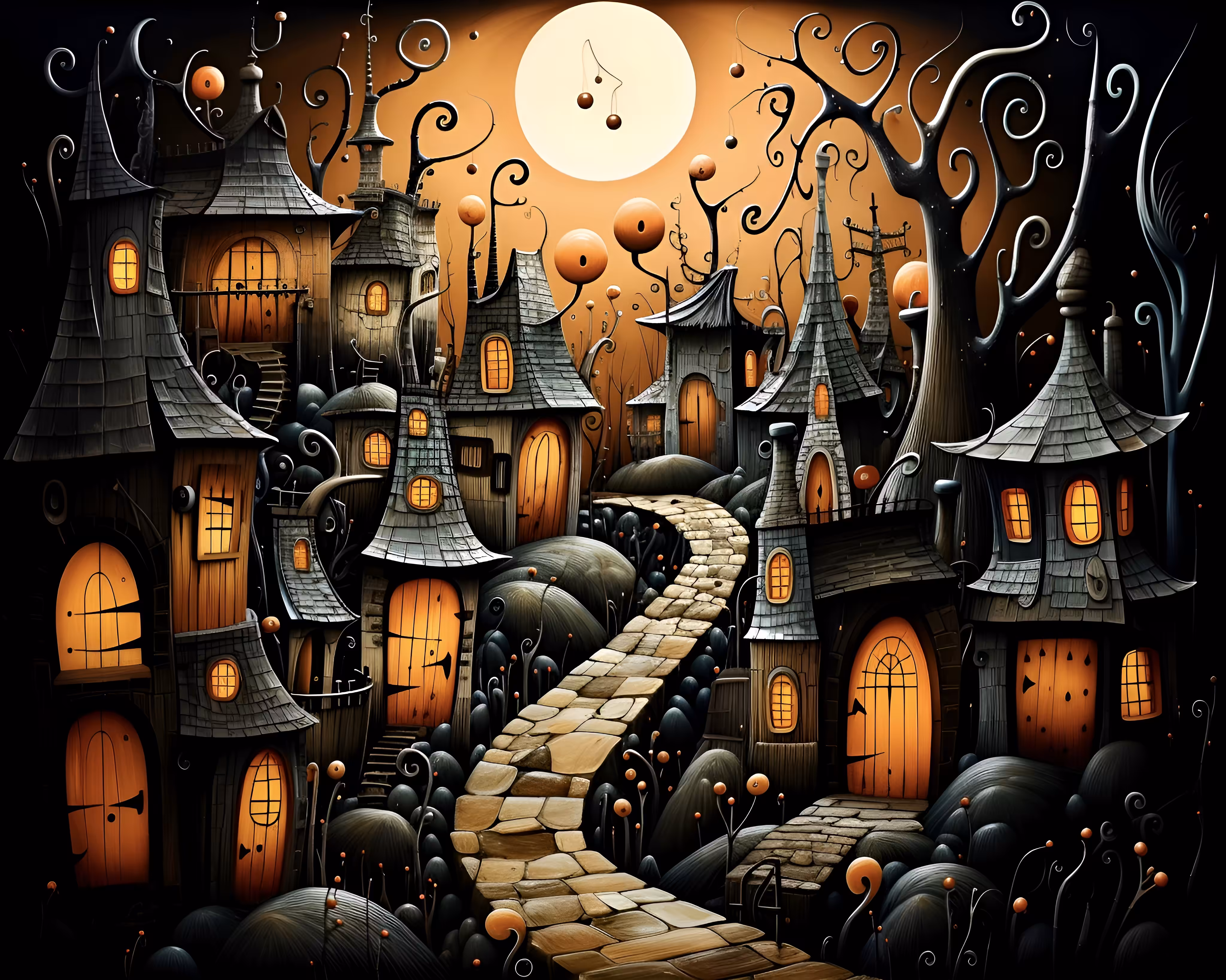 Spooky village 