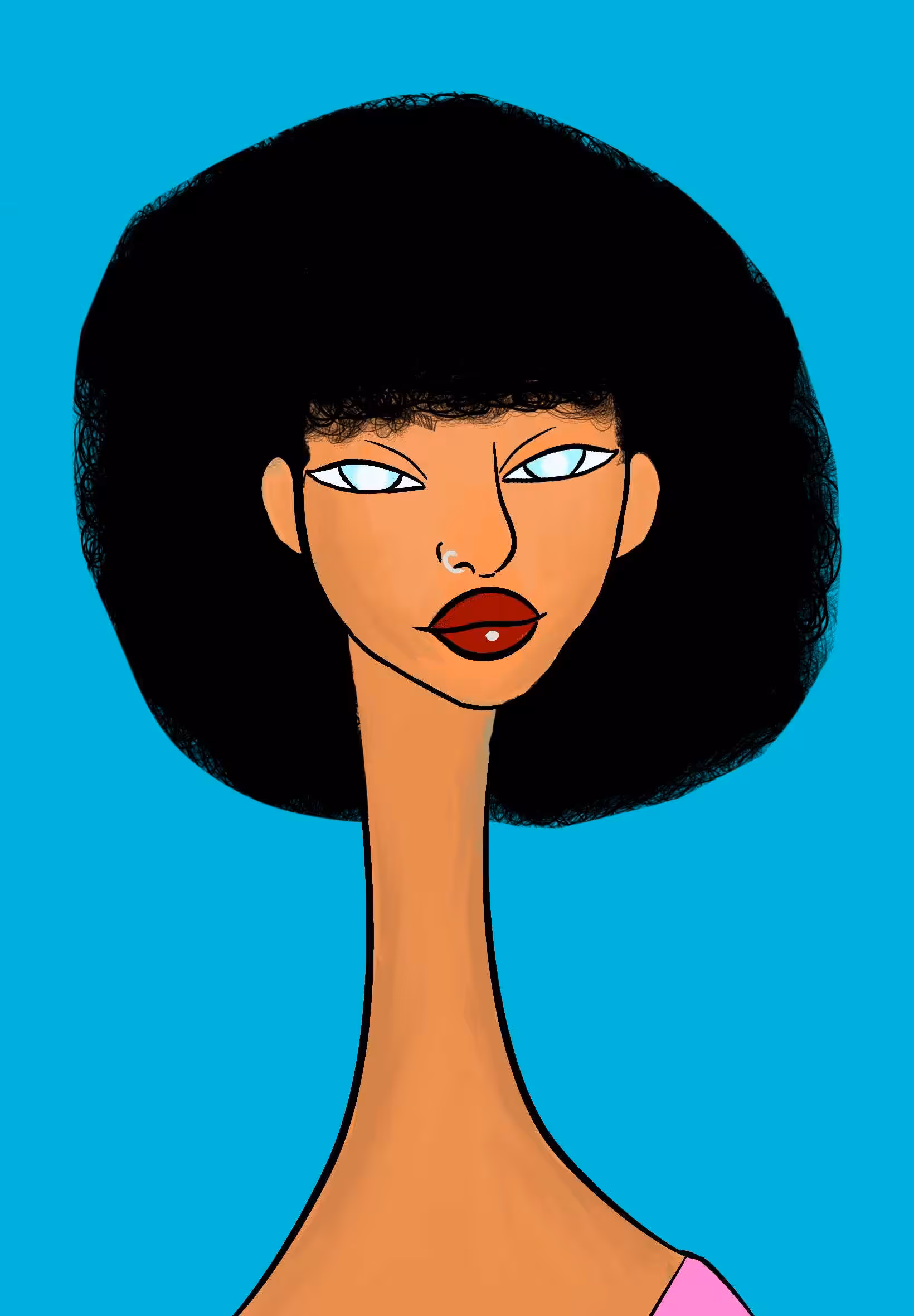 Long Neckie Ladies: Long Neckie Lady #3236