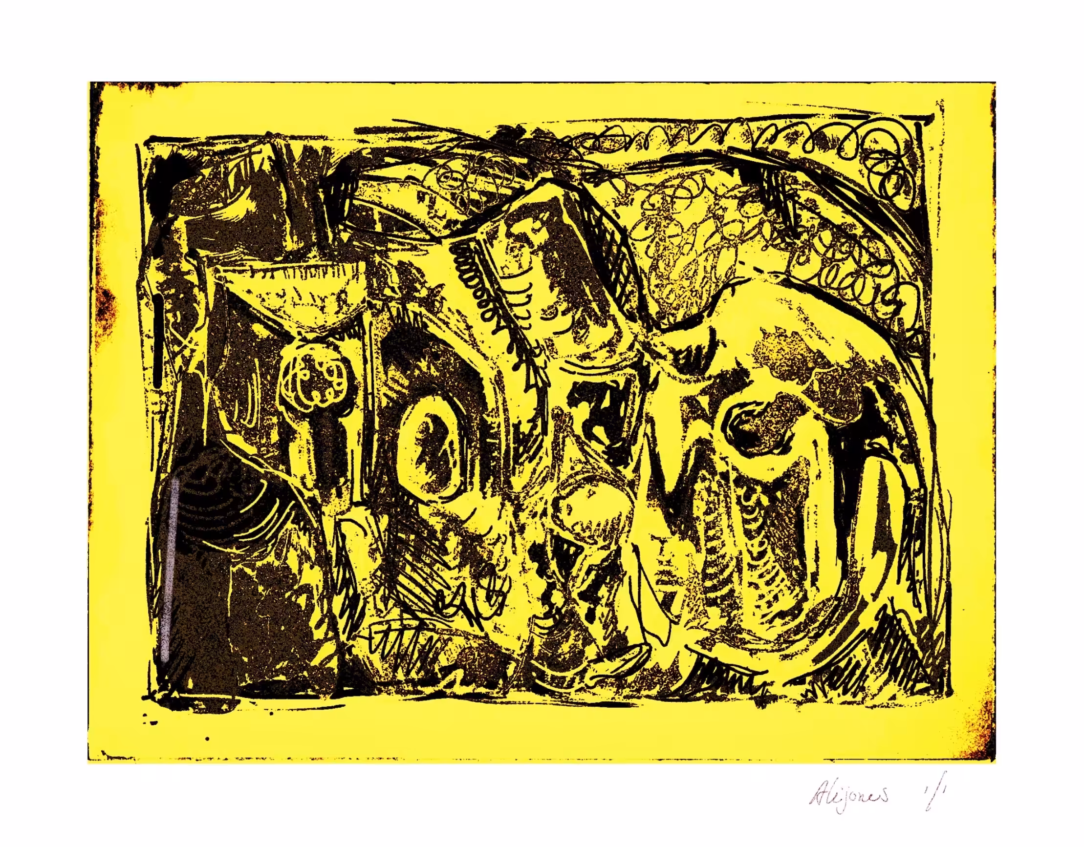 Yellow Print 1