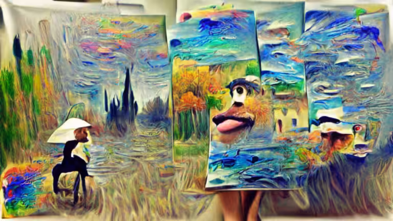 pure unbridled creativity | impressionism (pixray_genesis)