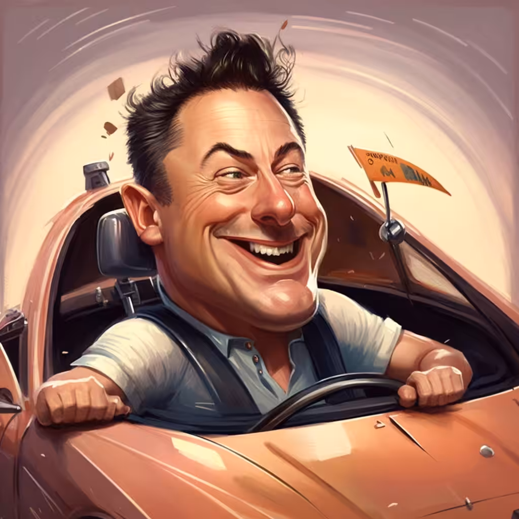The world of my cartoons: Elon Musk t
