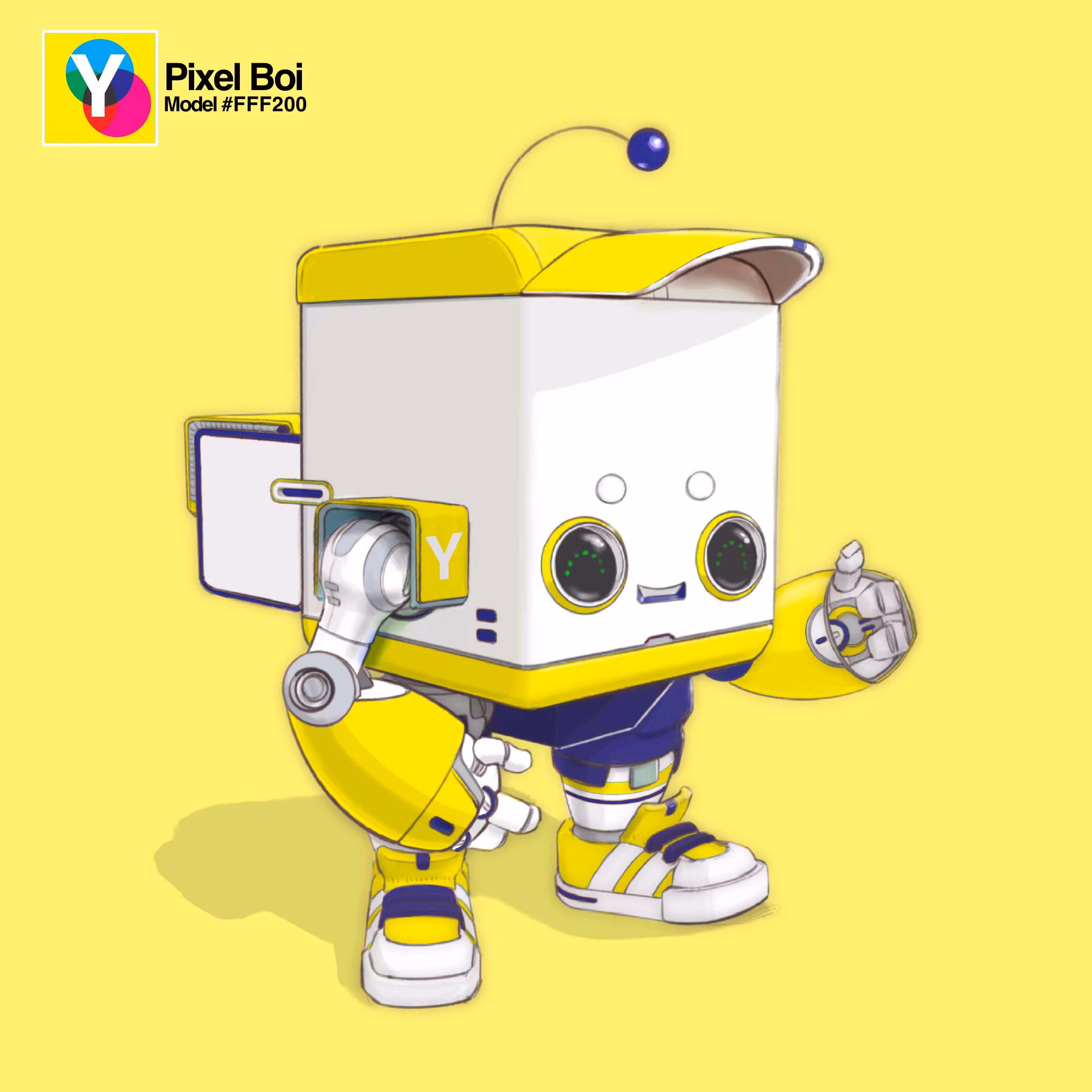 Pixel Boi - Yellow