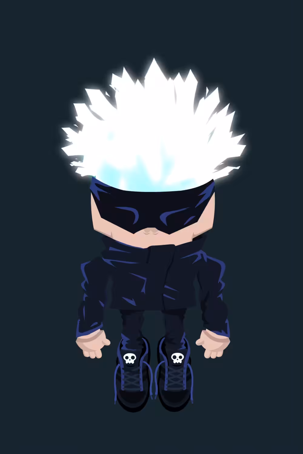 Gojo Skull Fire