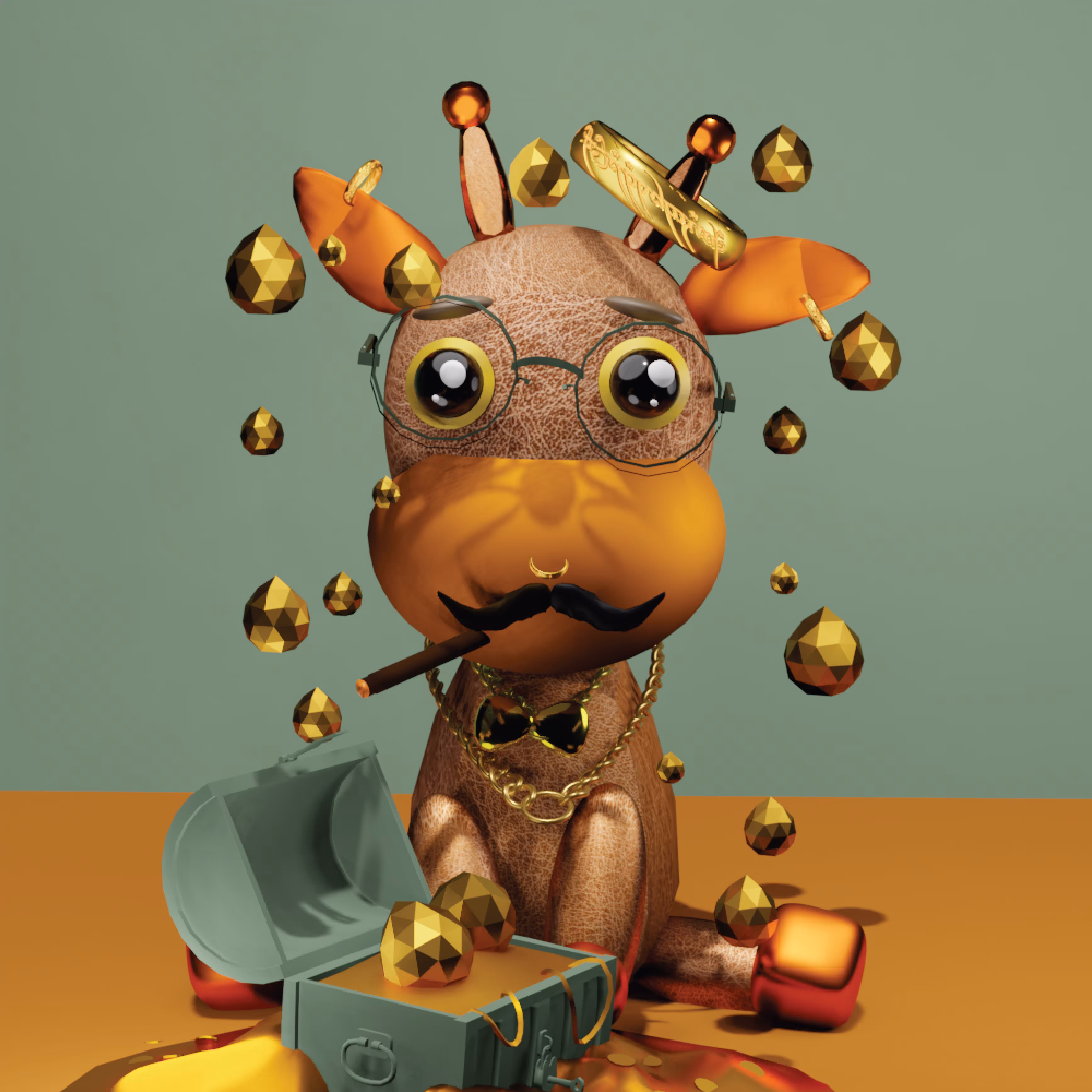 Gypsy Giraffe #5556 : Business Mogul