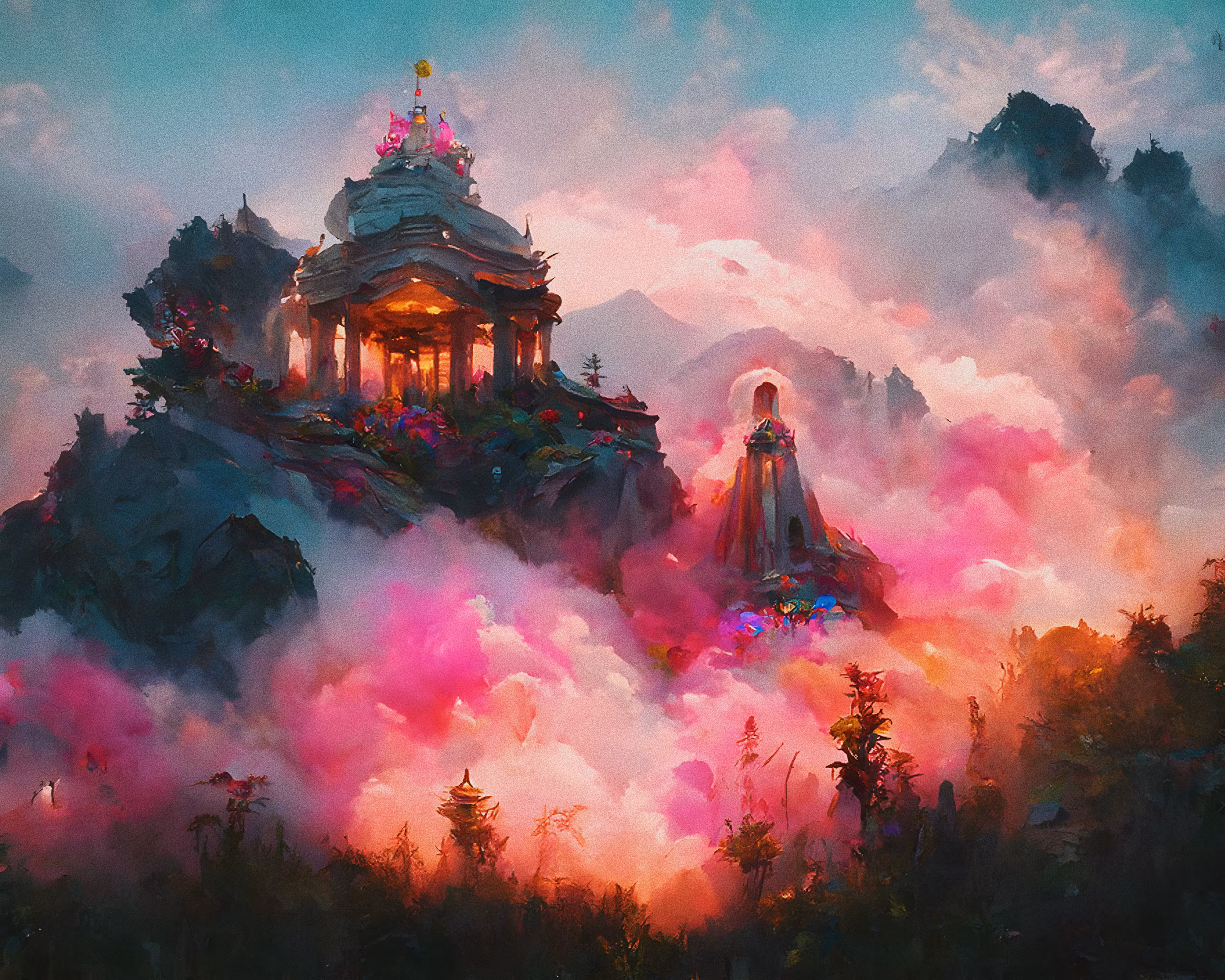 mountain temple #3