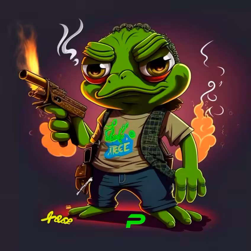 Pepe happy Gangster