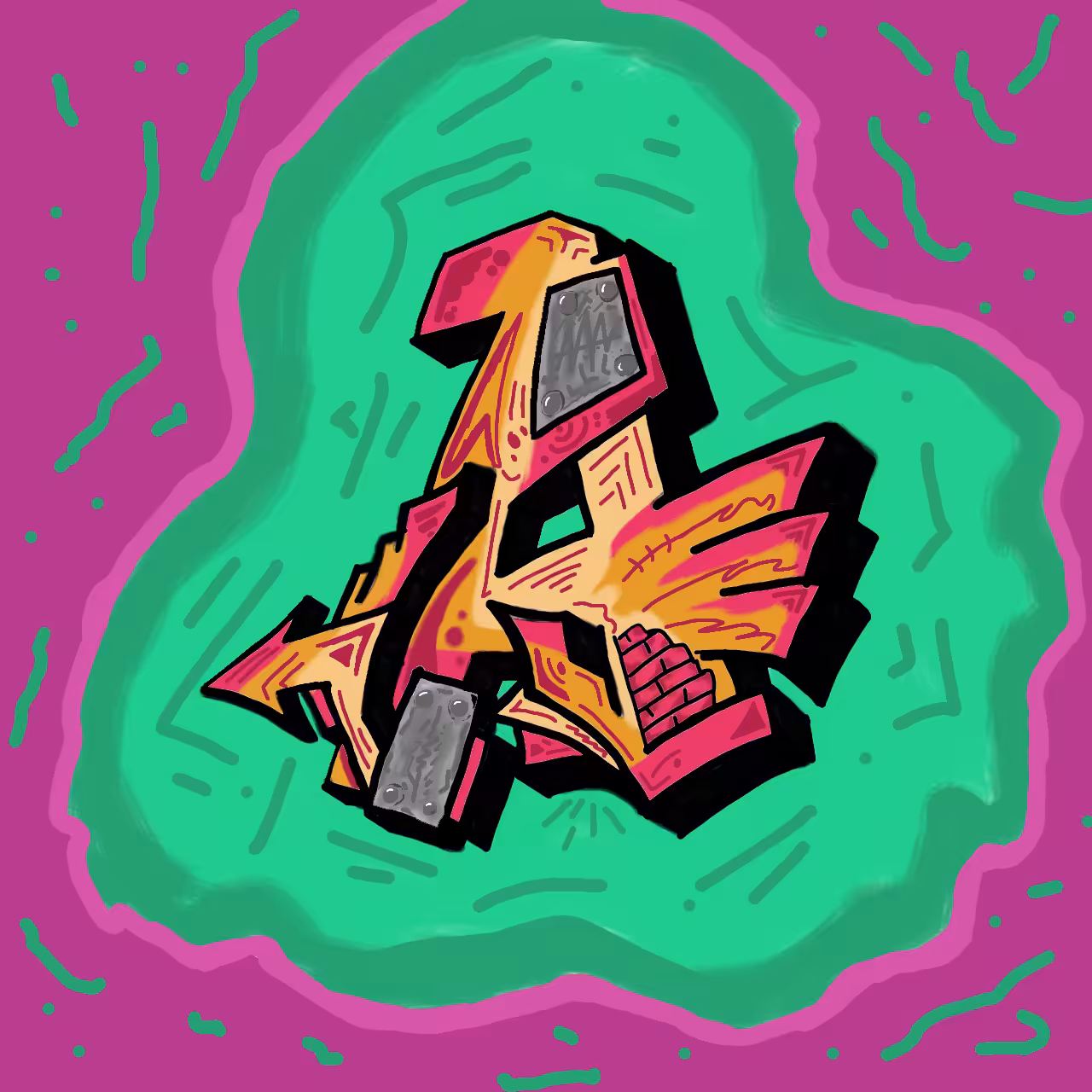 AA#1: Graffiti Letter A