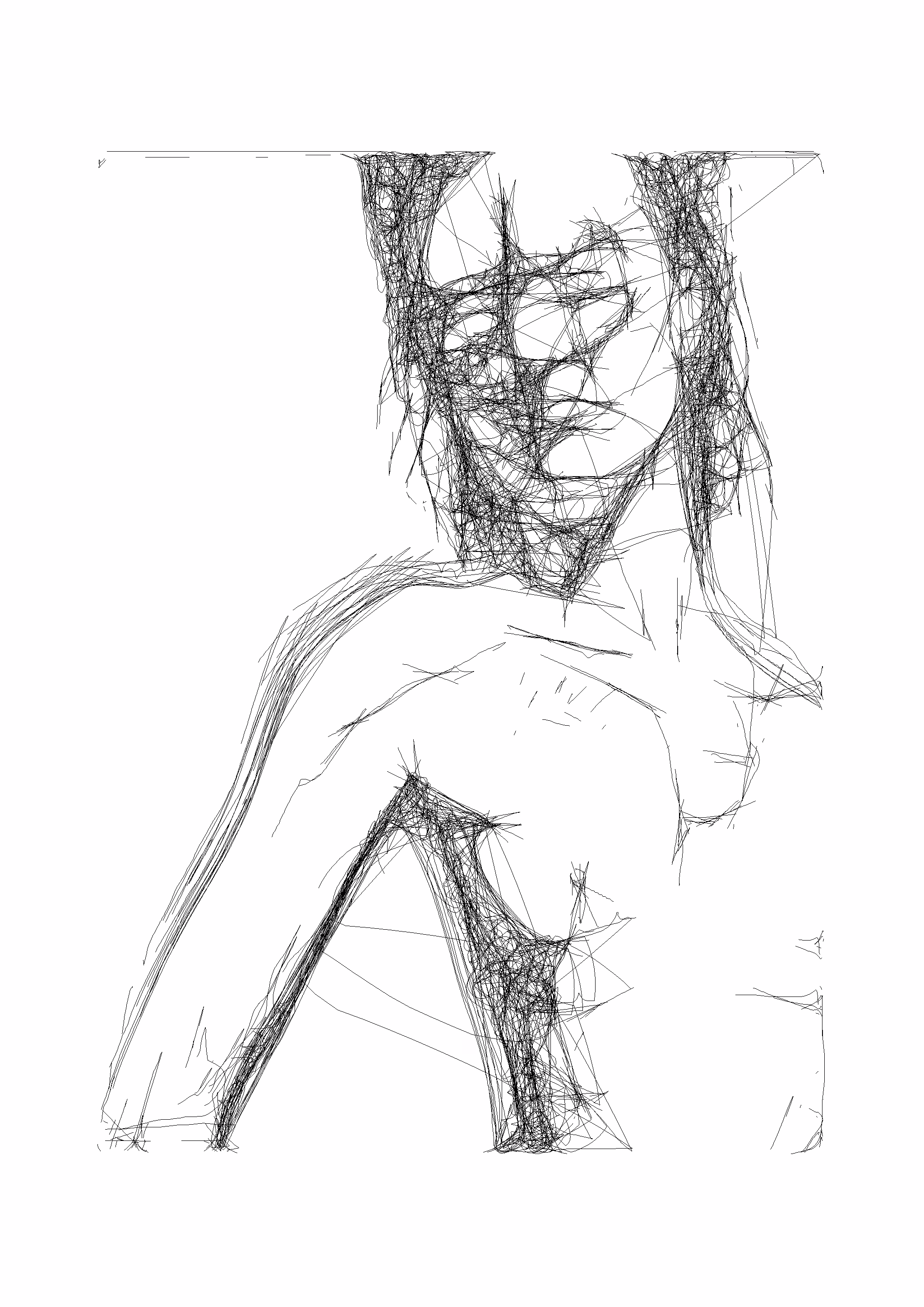 Woman body study (birdwoman)