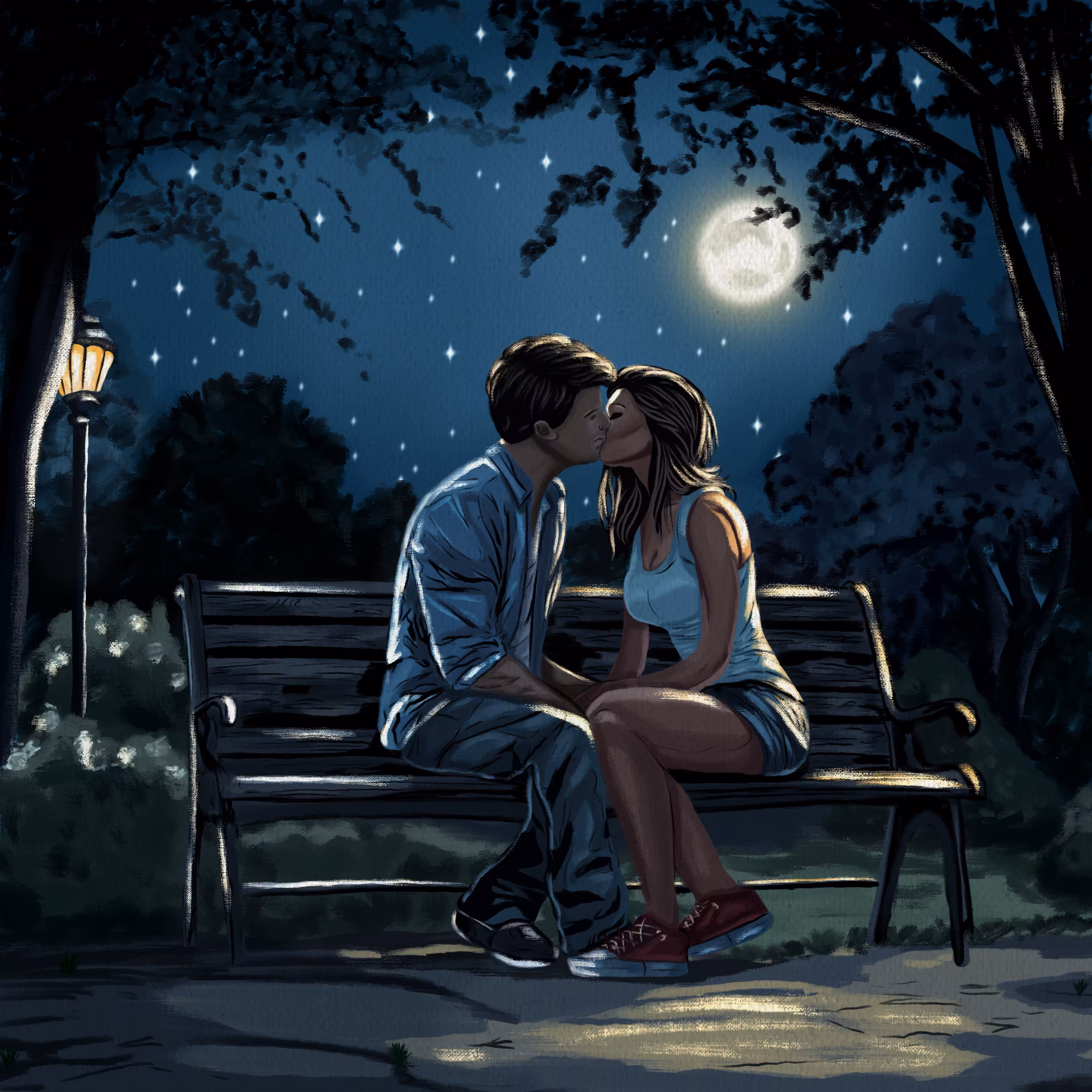 “First kiss”