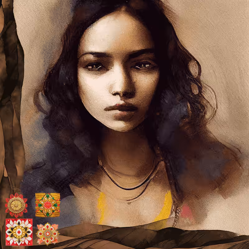 Sad Indian Girl #1
